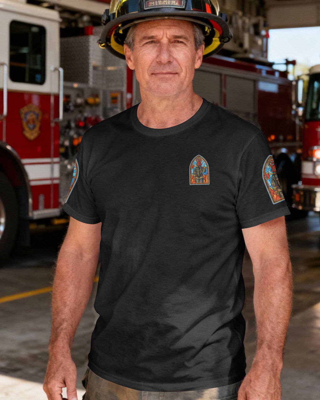 Kneel Before God Stand Tall Before The Flames T-Shirt