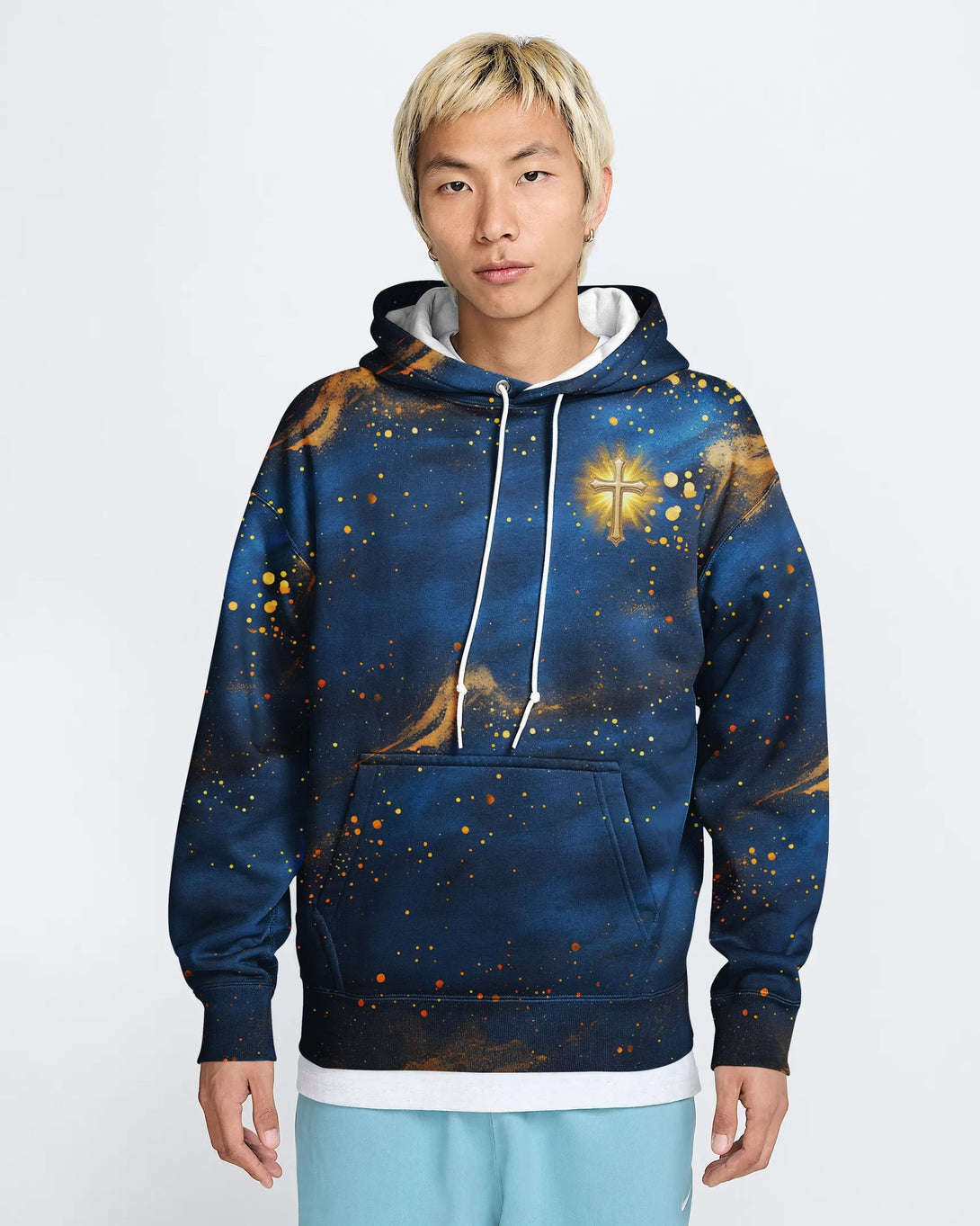 Faith Hope Love & Salvation All Over Print Hoodie - Christ Color