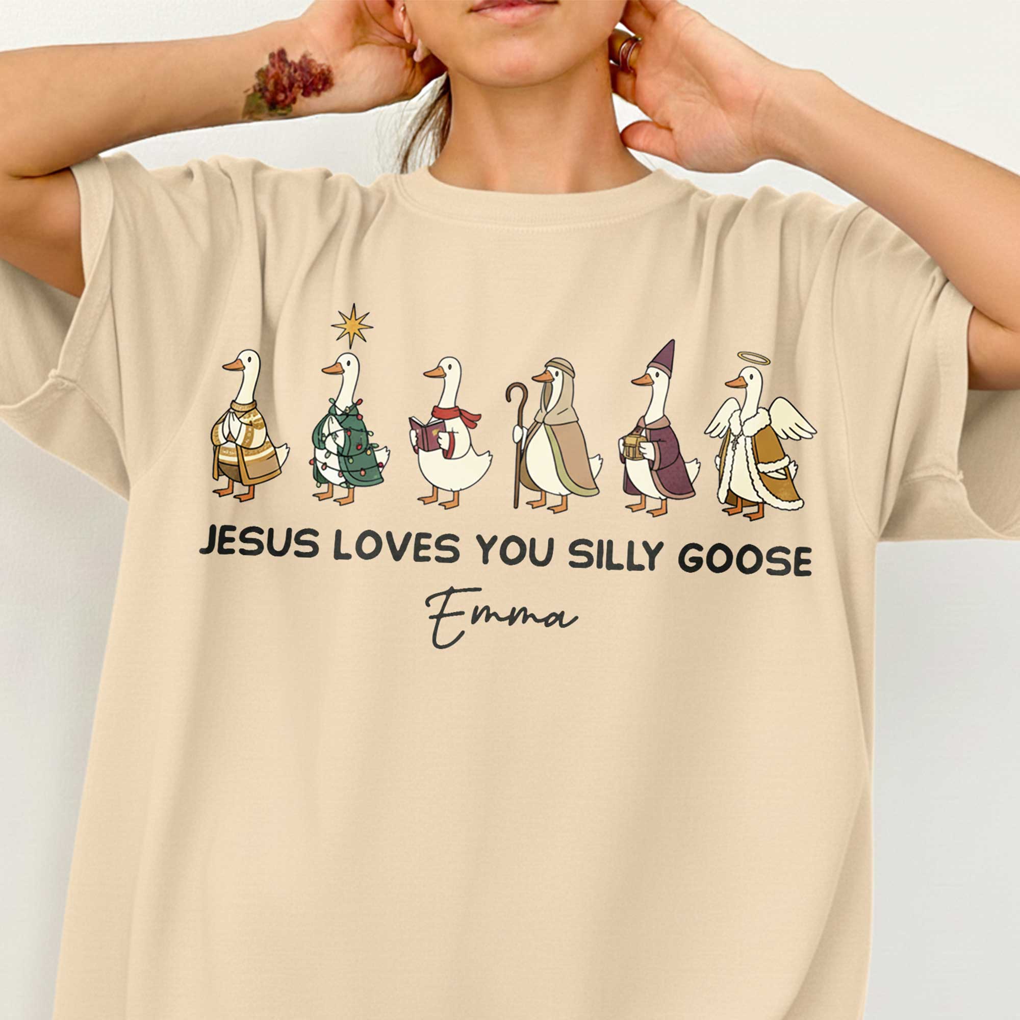 Jesus Loves You Silly Goose T-Shirt