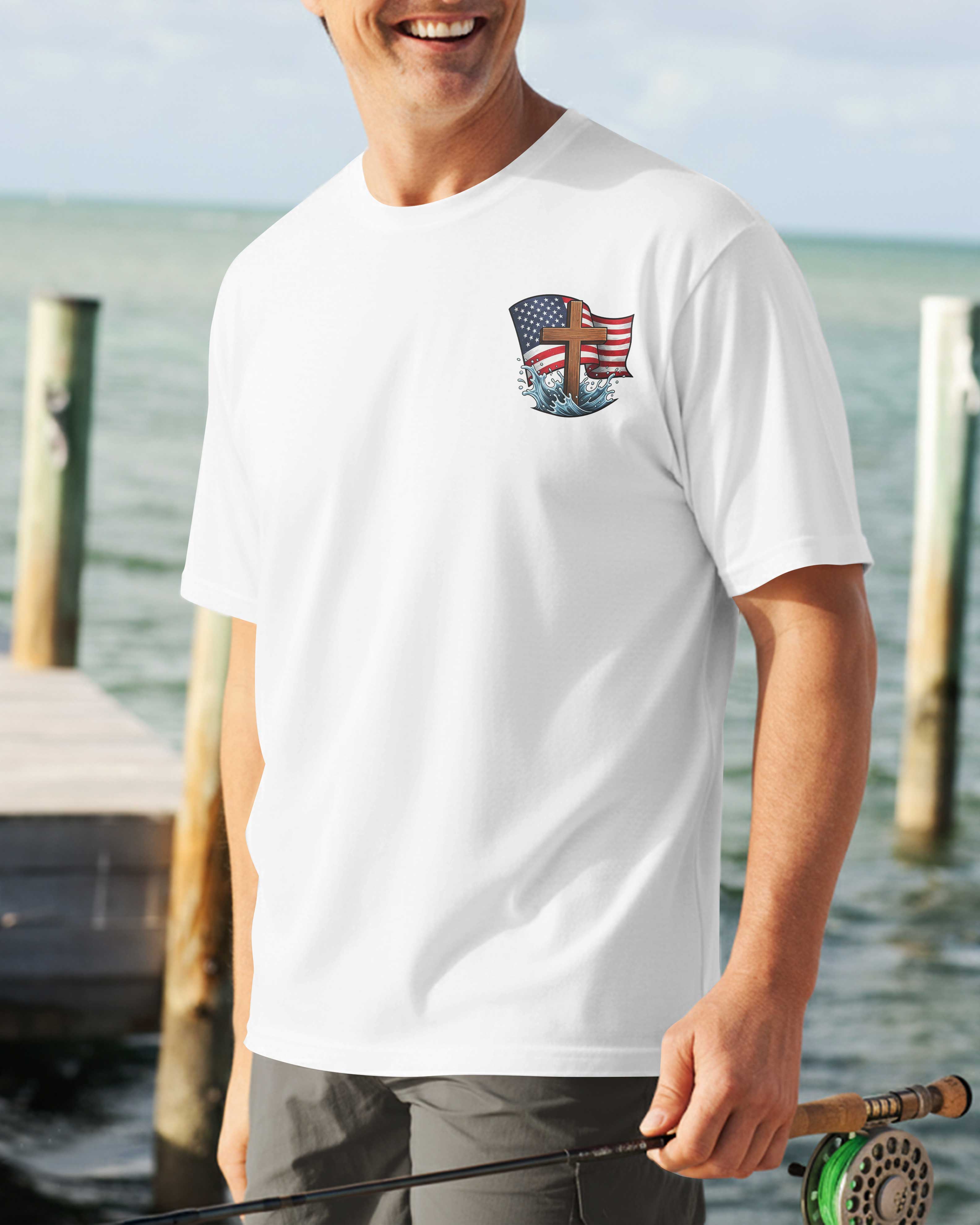 Hookin' Is Easy With Faith All Over Print T-Shirt