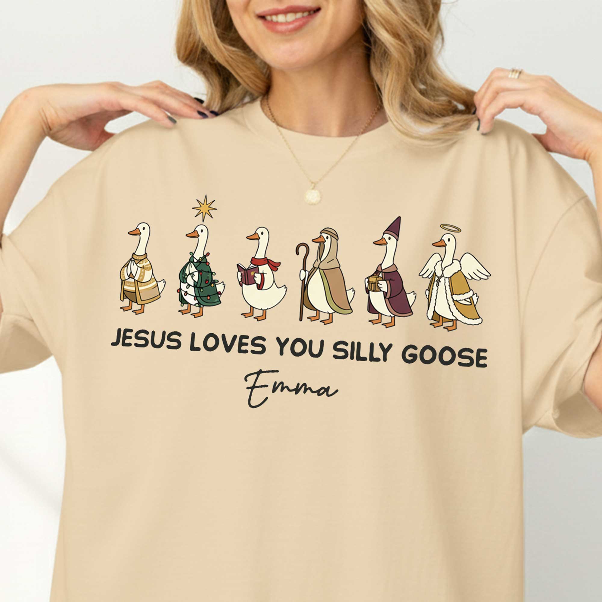 Jesus Loves You Silly Goose T-Shirt