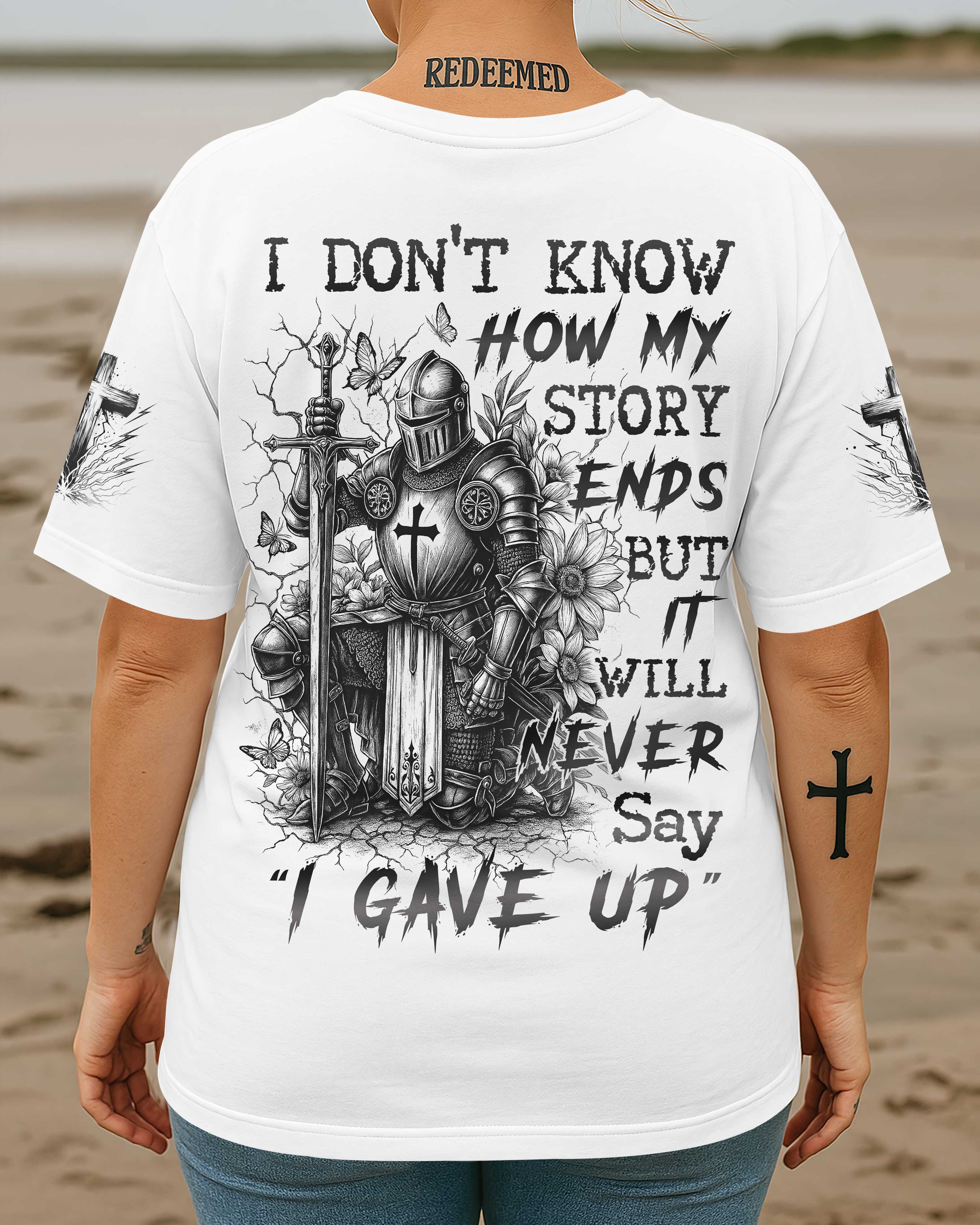 I Don't Know How My Story Ends All Over Print T-Shirt