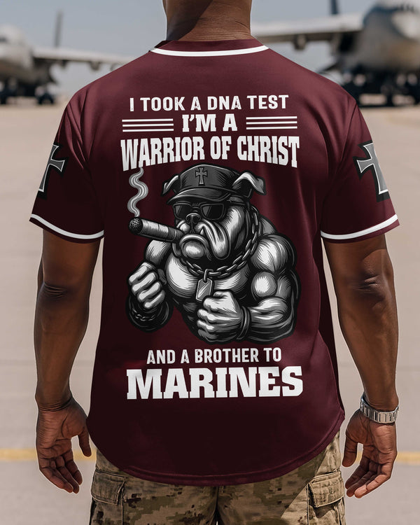 I Took A Dna Test I'm A Warrior Of Christ And A Brother To Marines Jersey