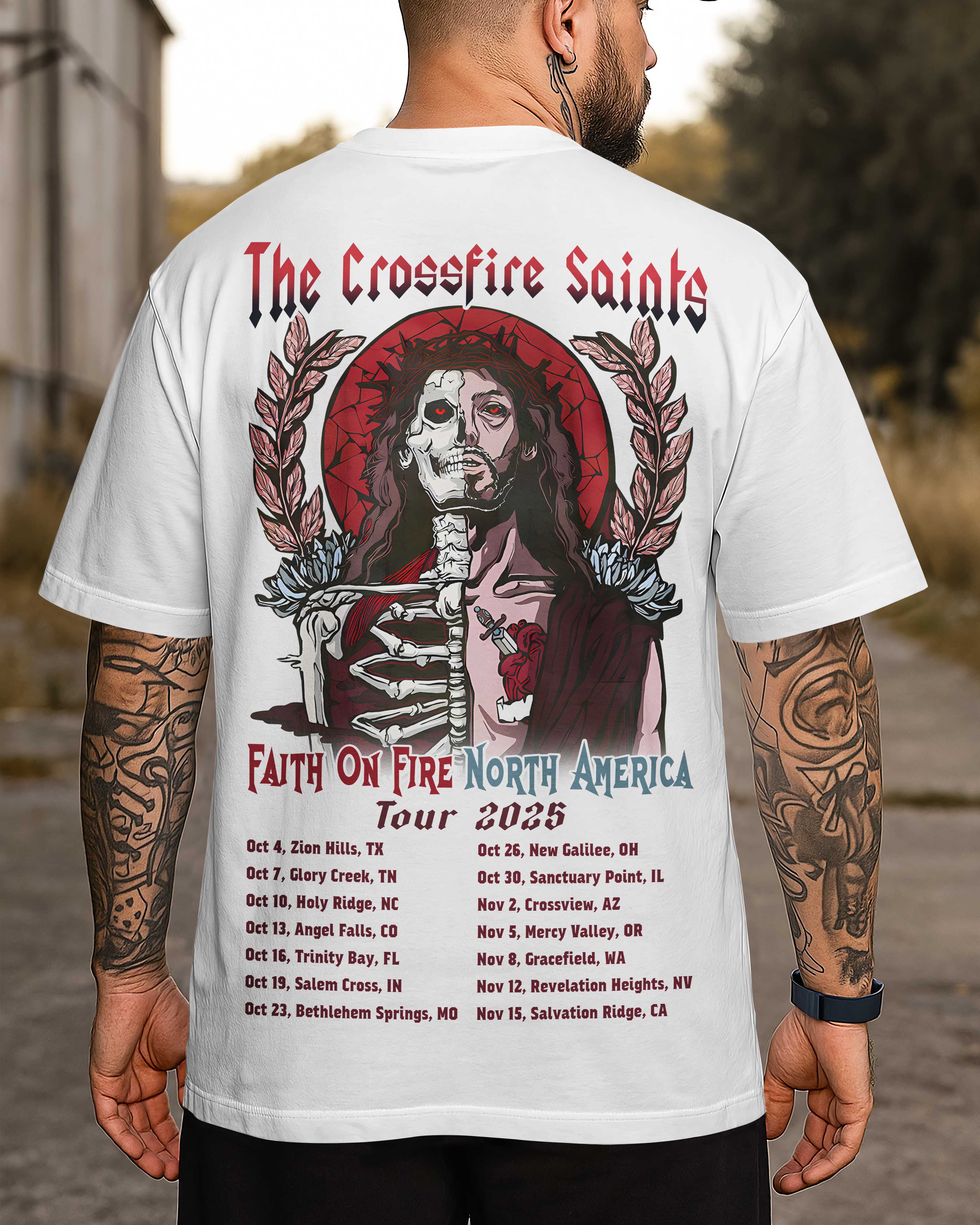 Faith On Fire North America Tour T-Shirt