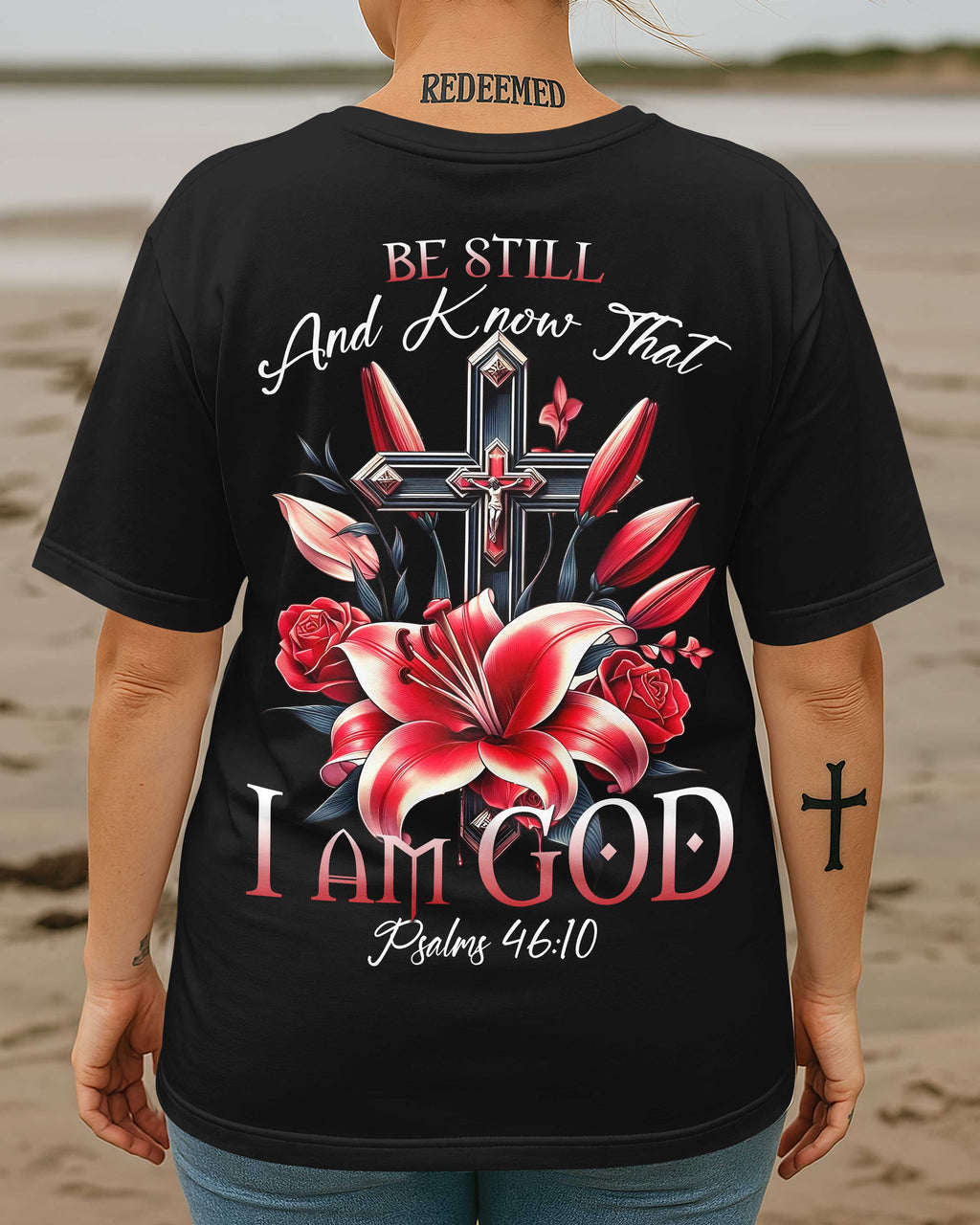 Be Still And Know That I Am God All Over Print T-Shirt