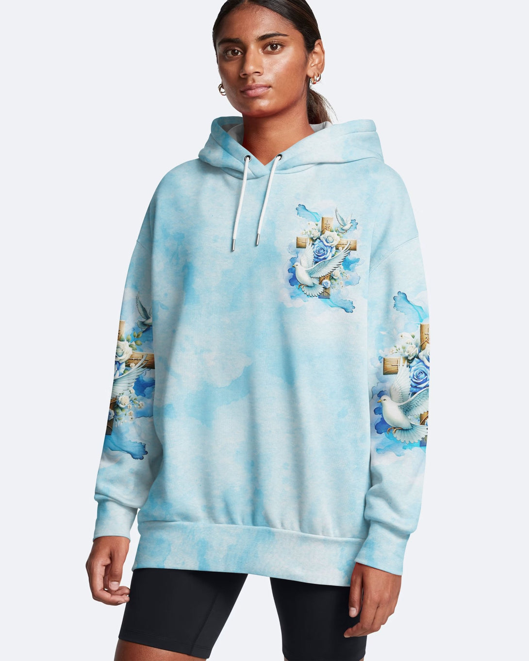 Lord Stood With Me And Gave Me Strength All Over Print Hoodie - Christ Color