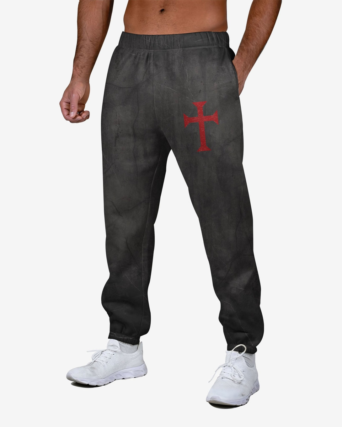 Let Your Faith Be Bigger Than Your Fear All Over Print Jogger Pants - Christ Color