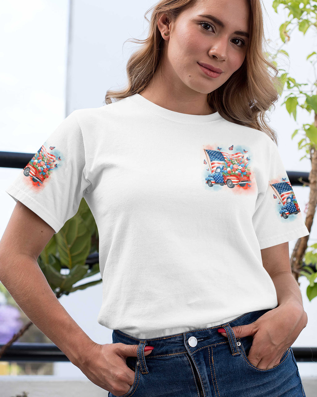 Jesus Take The Wheel All Over Print T-Shirt