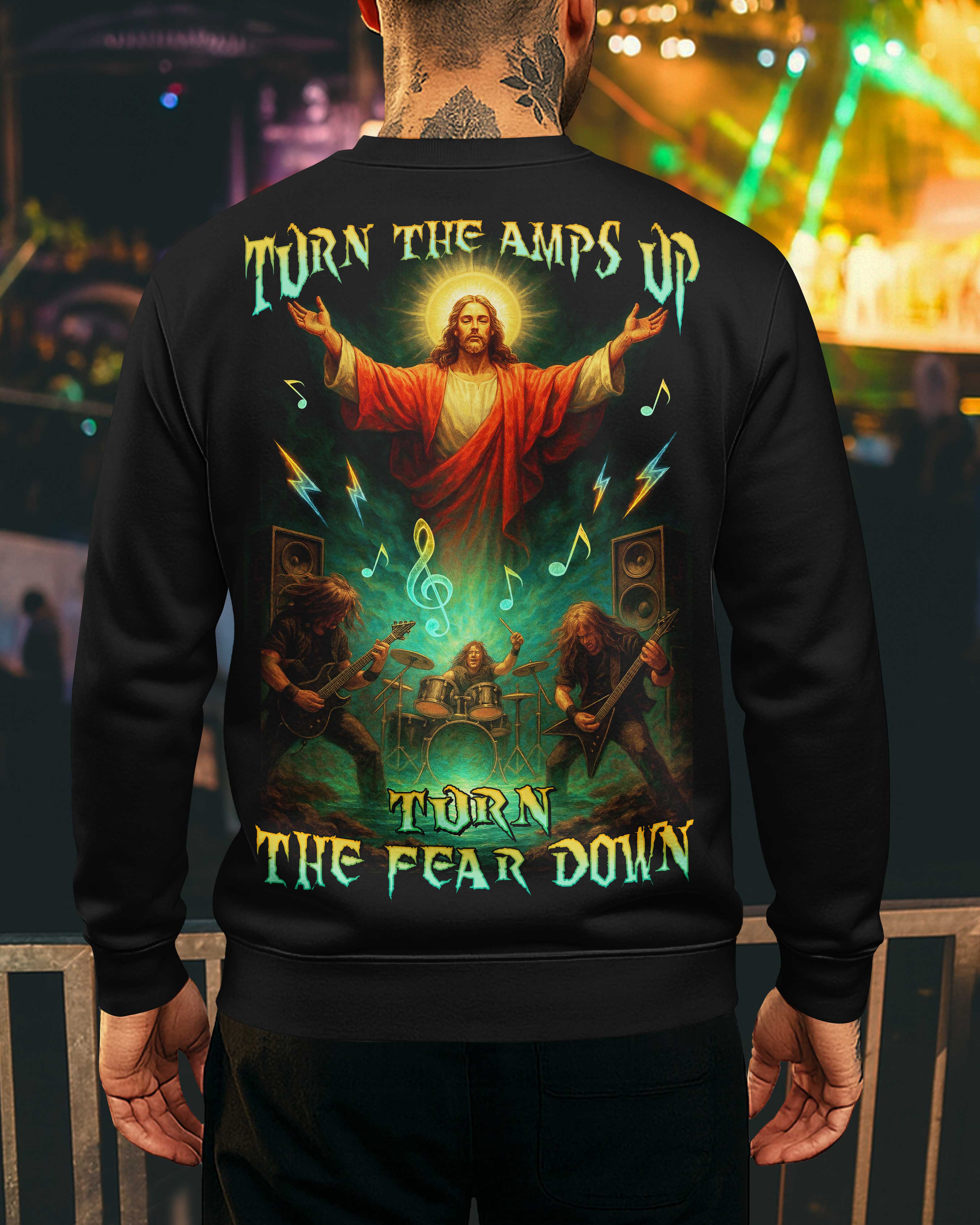 Turn The Amps Up Turn The Fear Down T-Shirt
