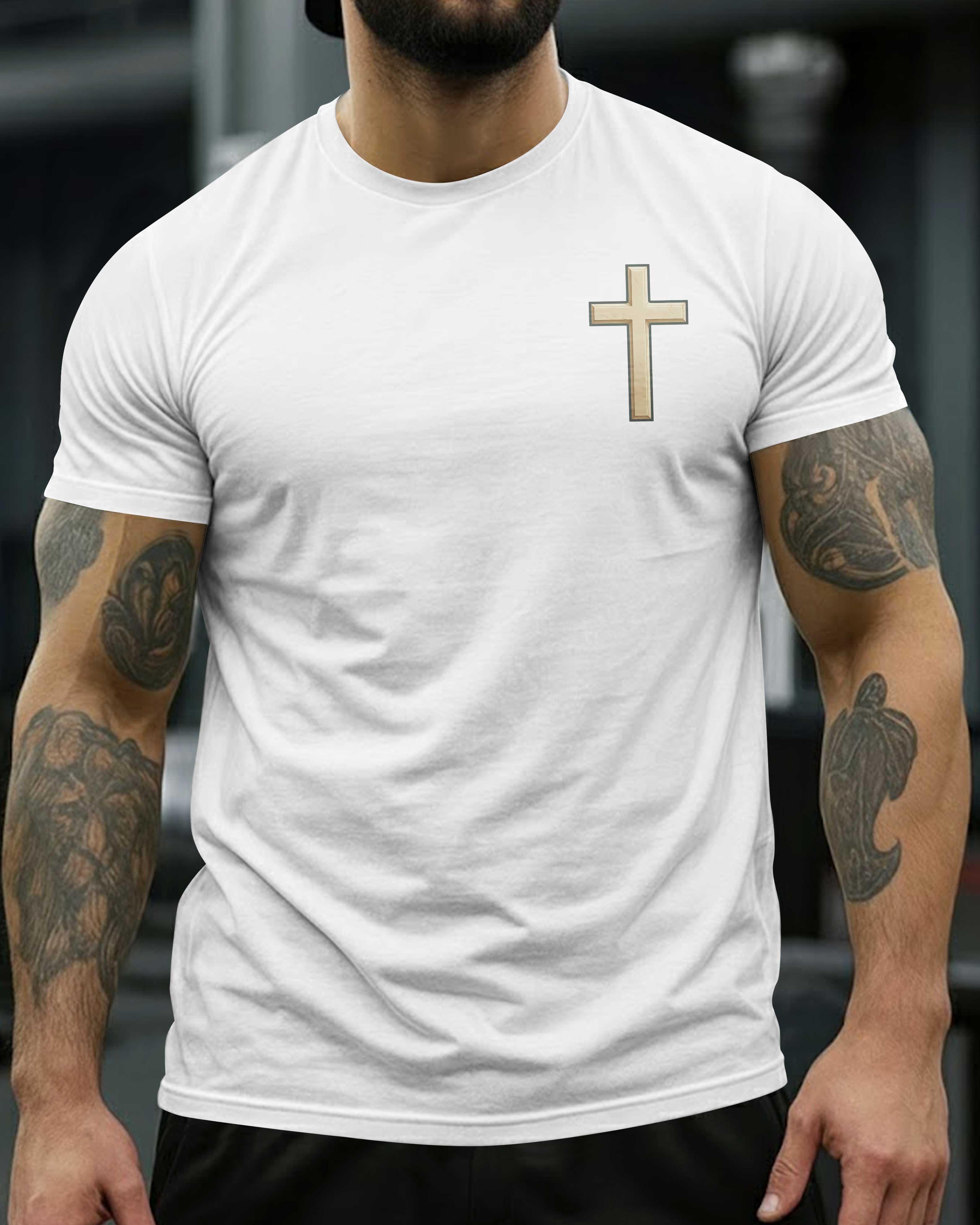 Lifted By Faith Powered By Grace All Over Print T-Shirt
