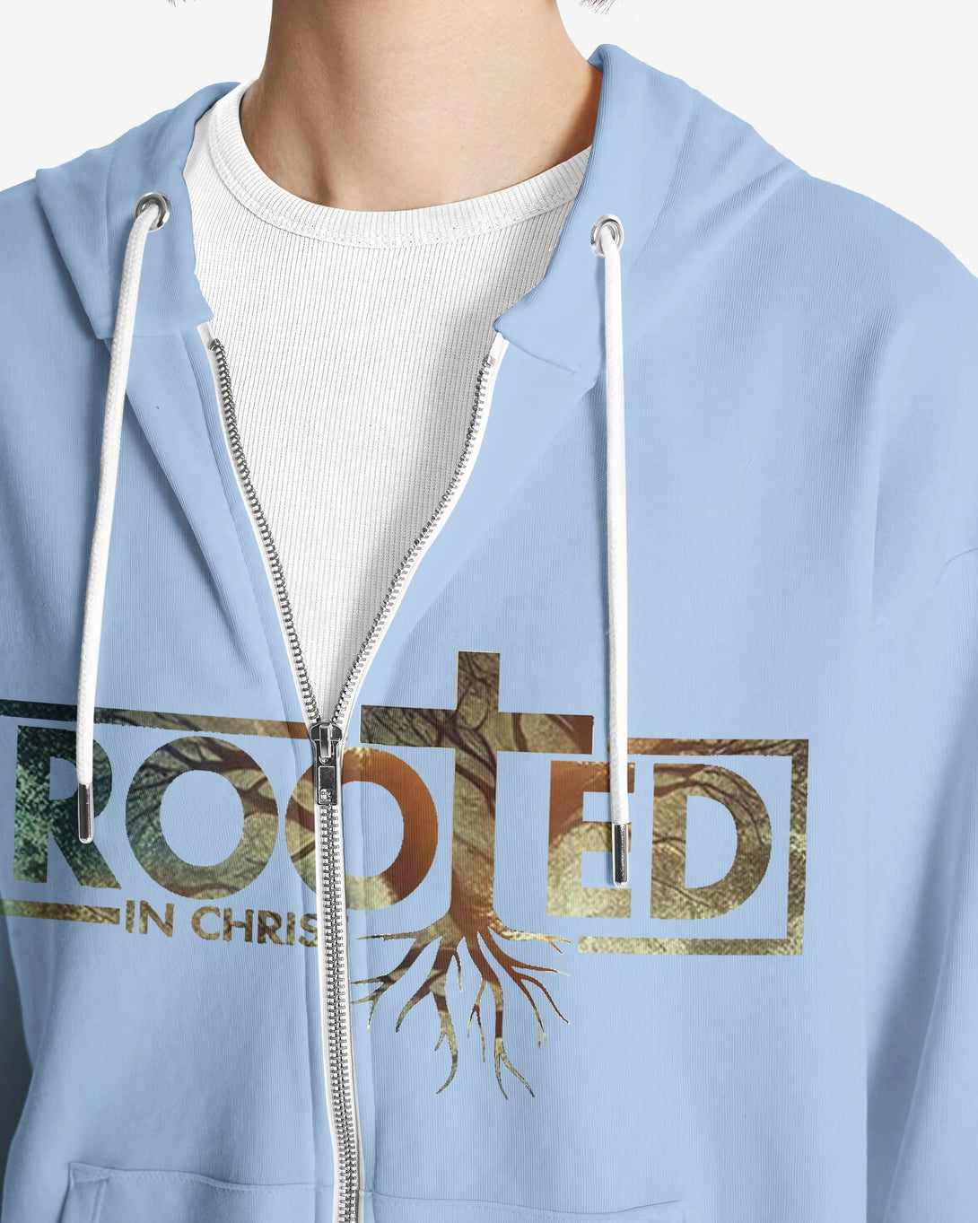 Woman Of Faith Rooted In Christ All Over Print Zip Hoodie - Christ Color