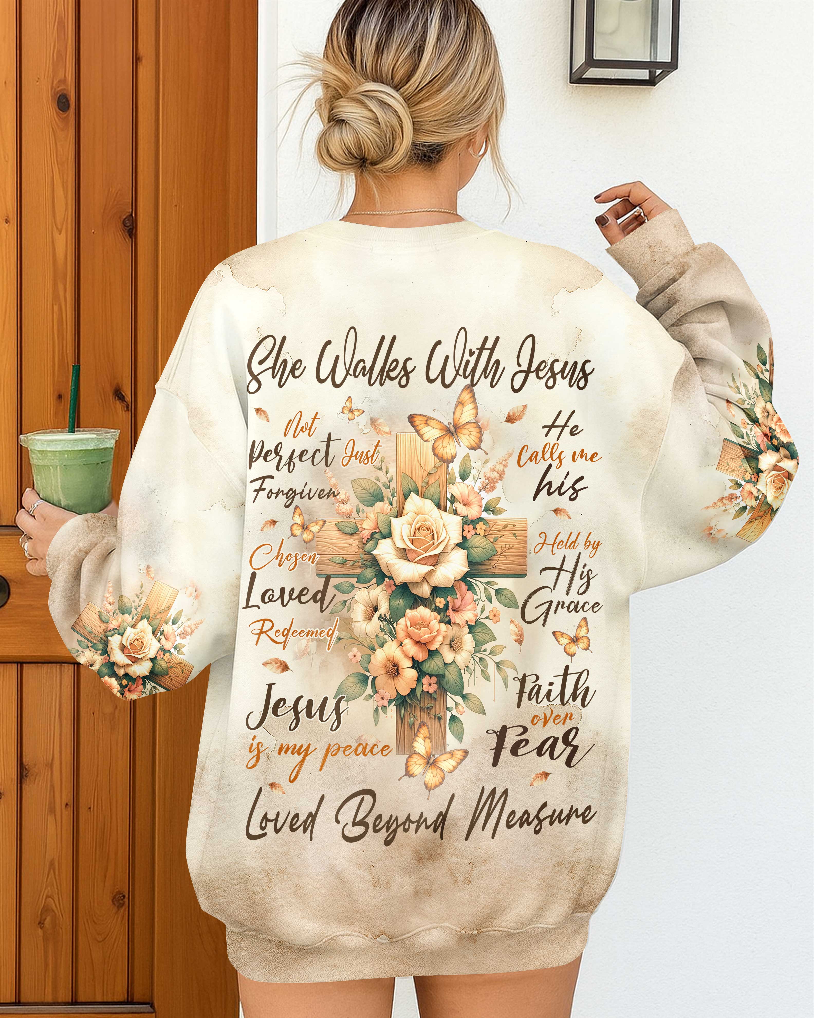 She Walkes With Jesus T-Shirt