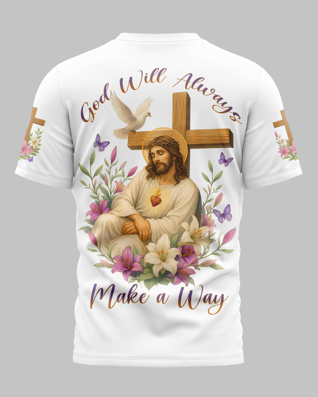 God Will Always Make A Way All Over Print T-Shirt