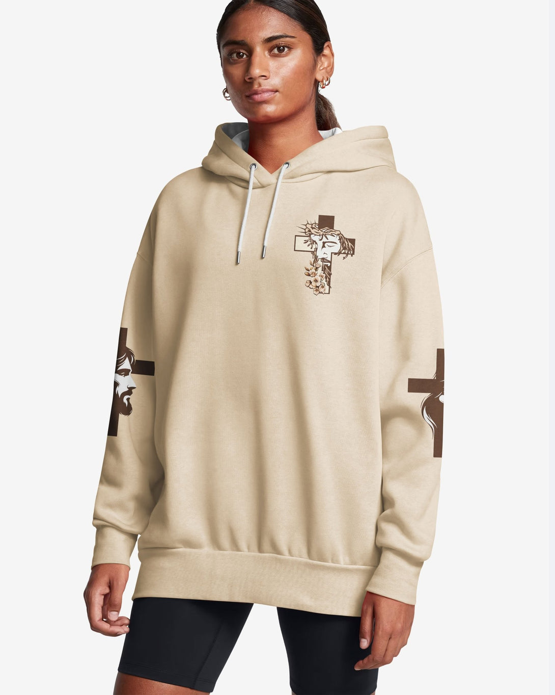 I Am His And He Is Mine All Over Print Hoodie - Christ Color