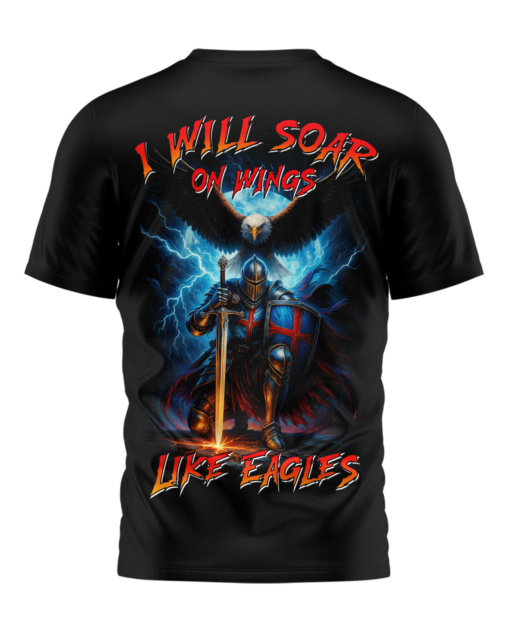 I Will Soar On Wings Like Eagles All Over Print T-Shirt