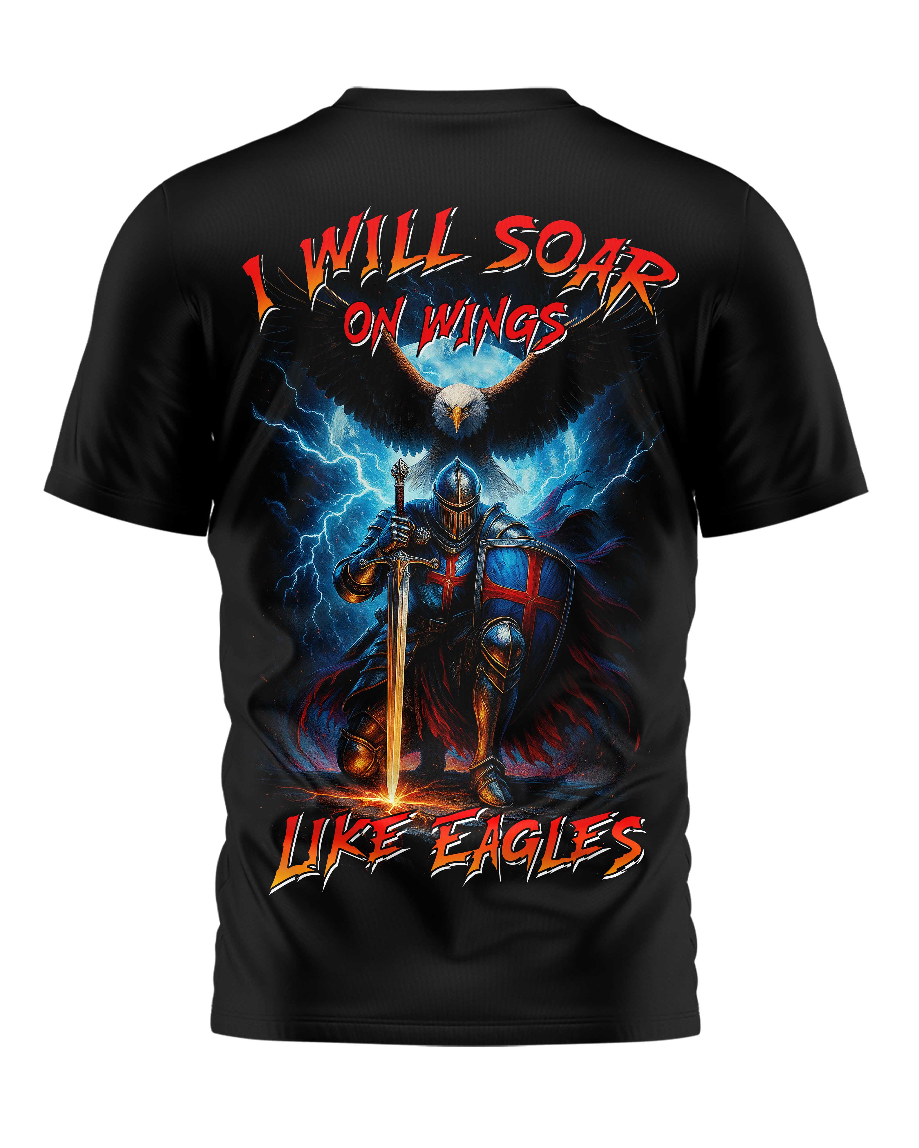 I Will Soar On Wings Like Eagles All Over Print T-Shirt