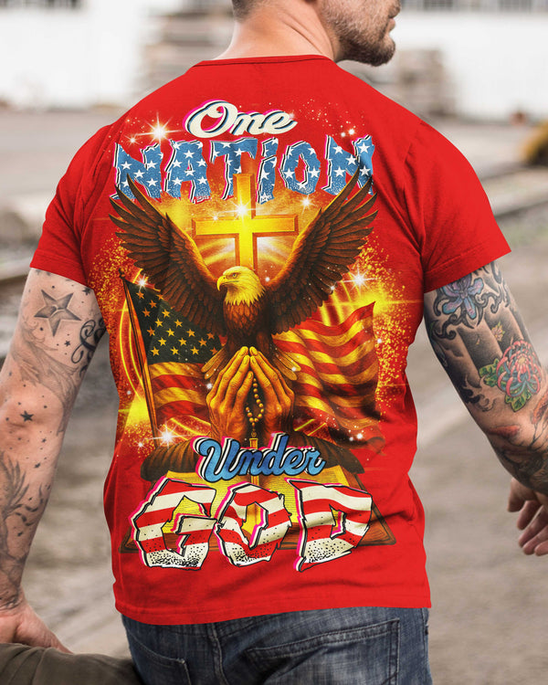One Nation Under God All Over Print T-Shirt