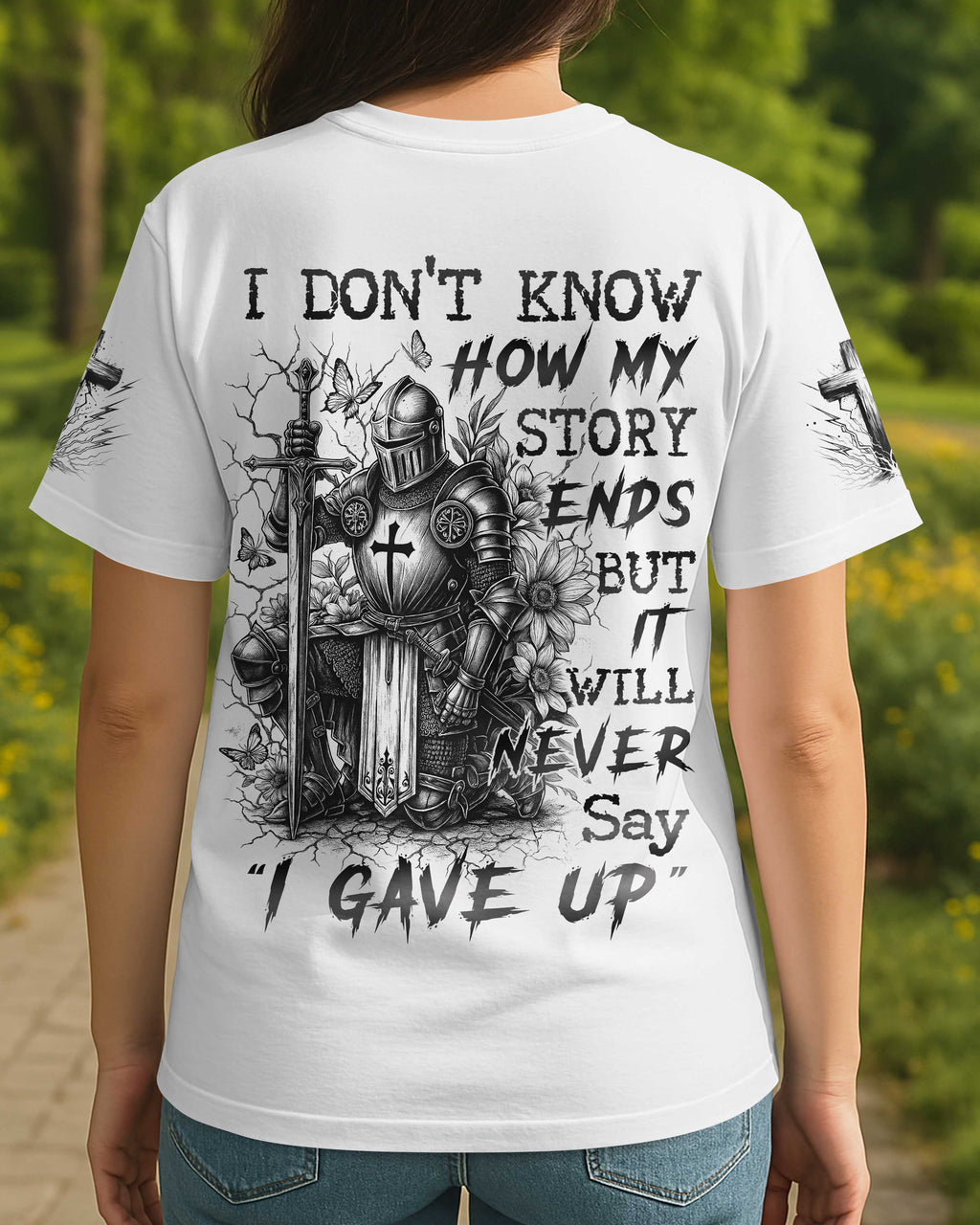 I Don't Know How My Story Ends All Over Print T-Shirt