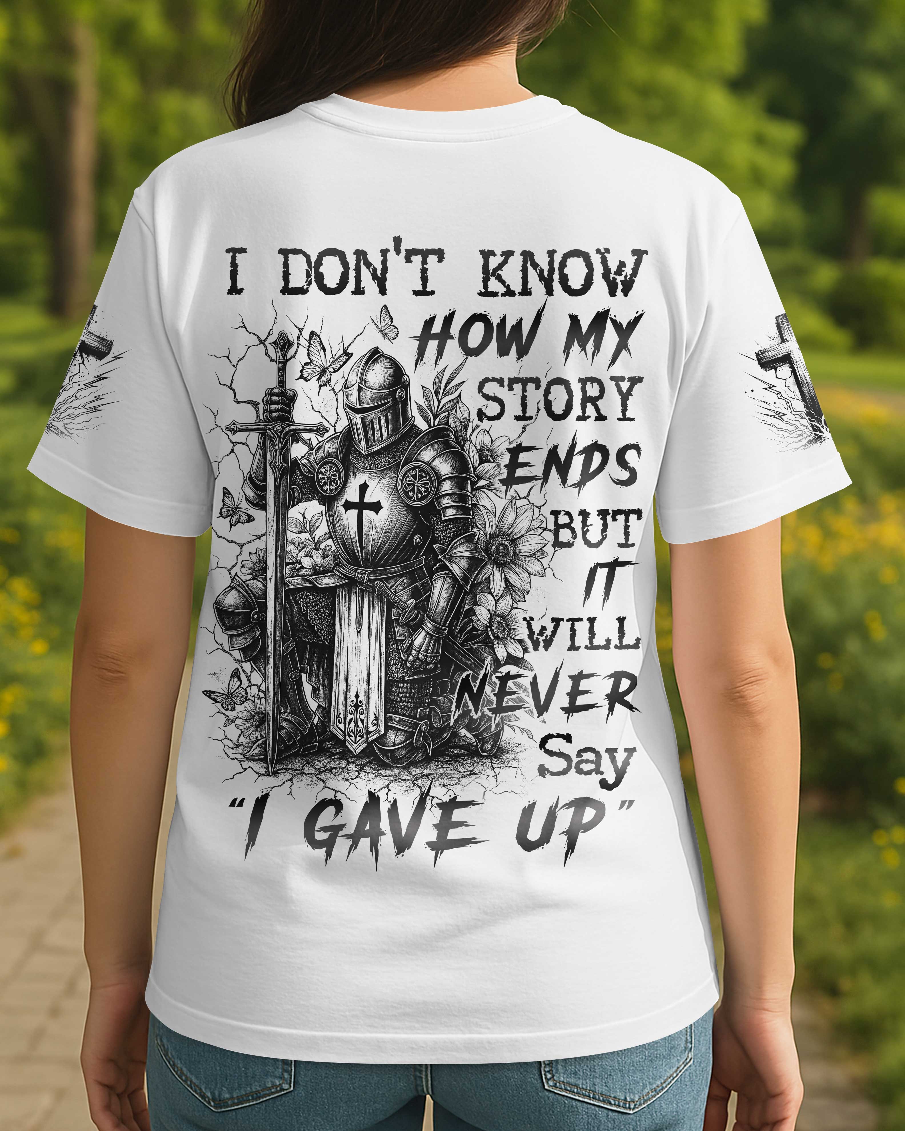 I Don't Know How My Story Ends All Over Print T-Shirt