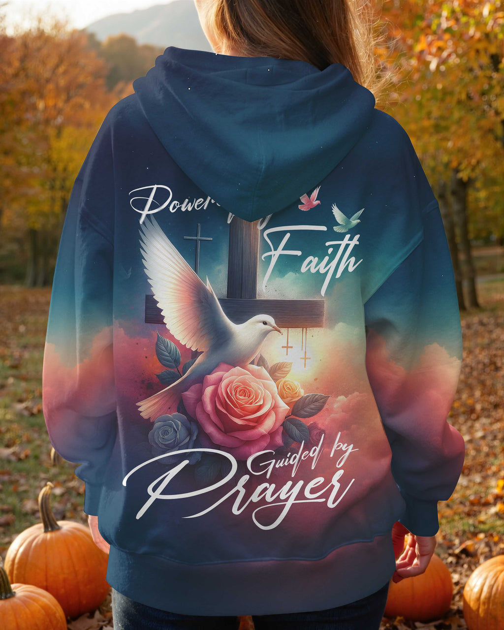 Powered By Faith Guided By Prayer T-Shirt
