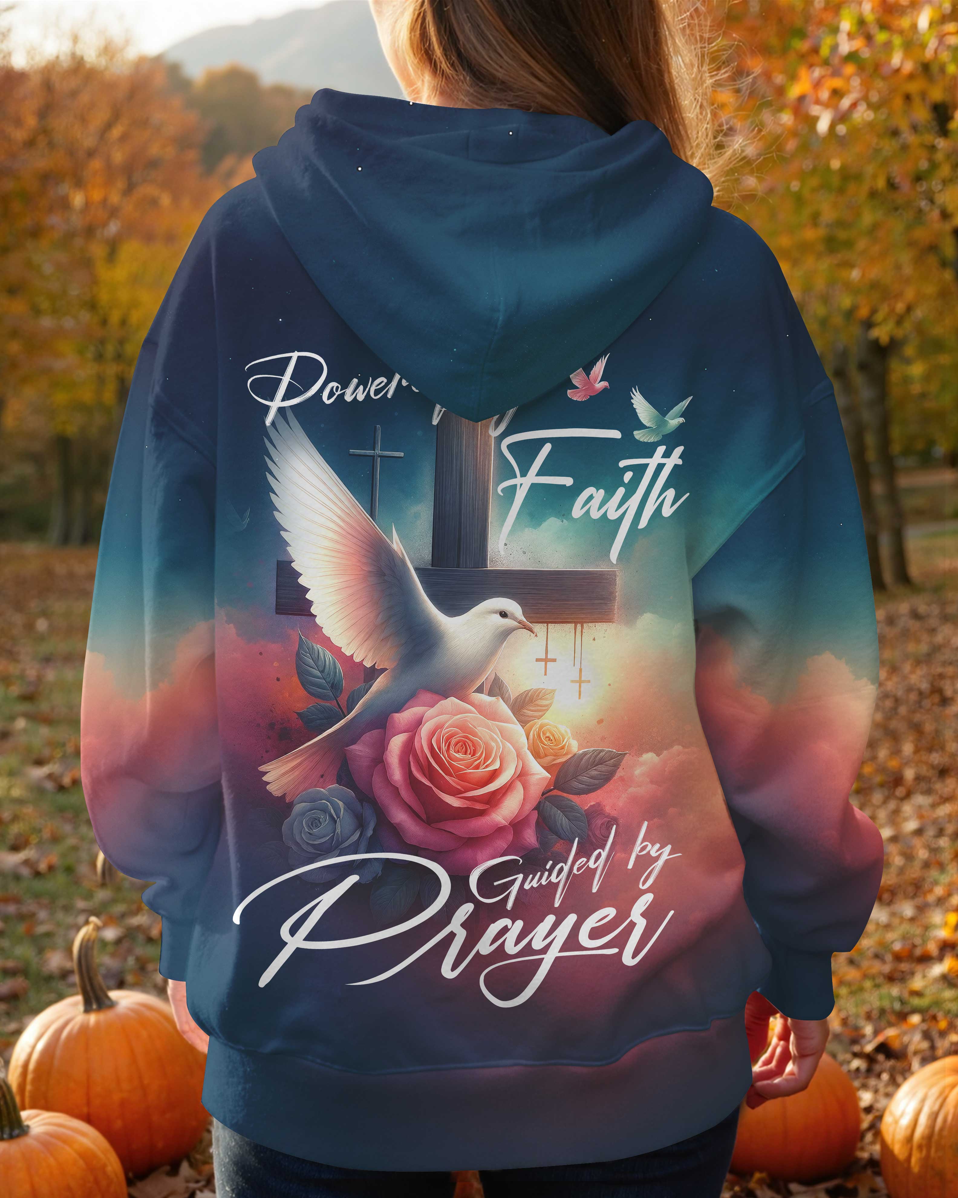 Powered By Faith Guided By Prayer T-Shirt