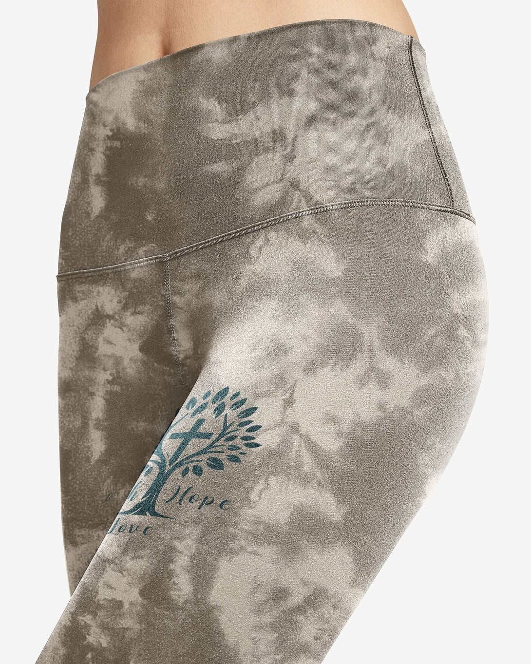 Rooted In Christ All Over Print Leggings - Christ Color