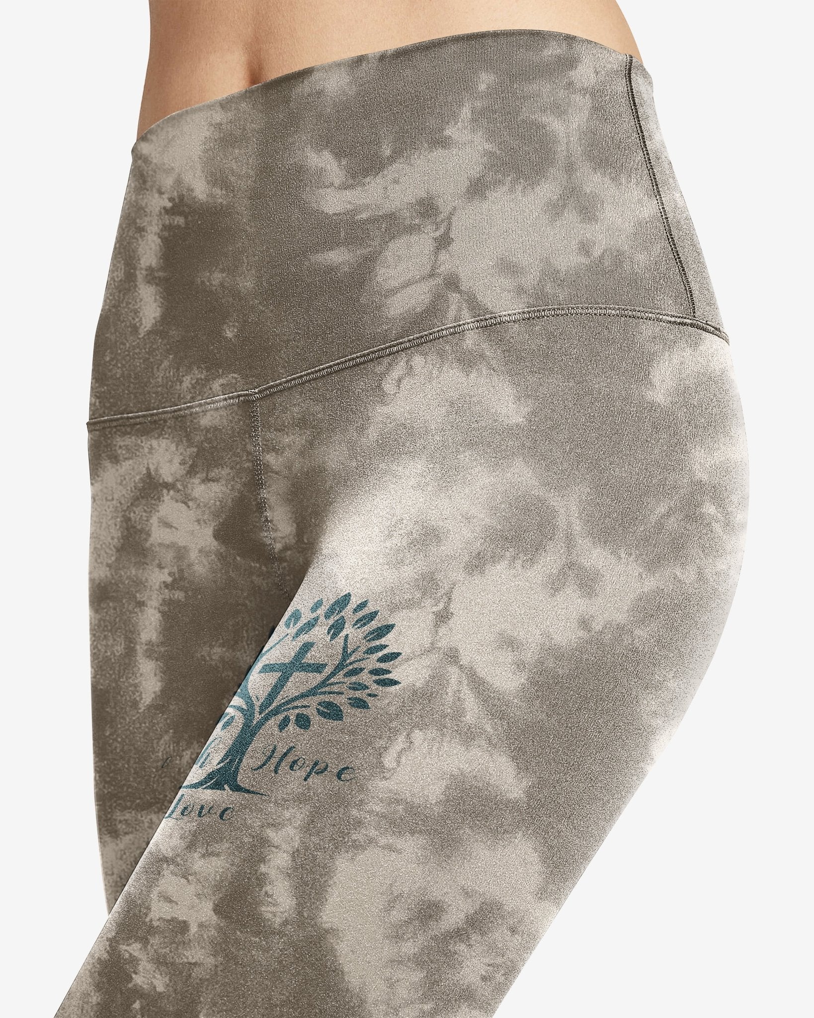 Rooted In Christ All Over Print Leggings - Christ Color