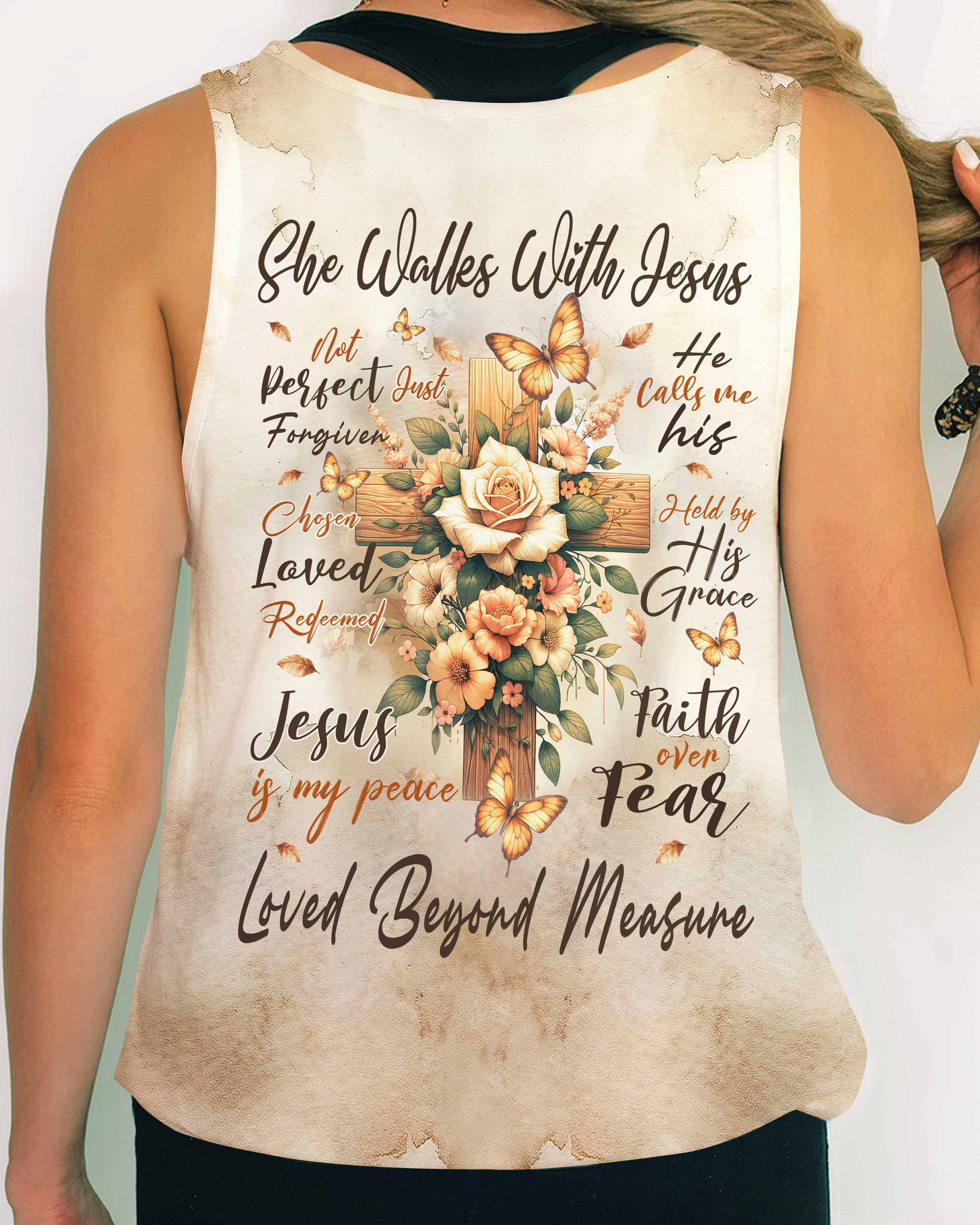 She Walkes With Jesus T-Shirt