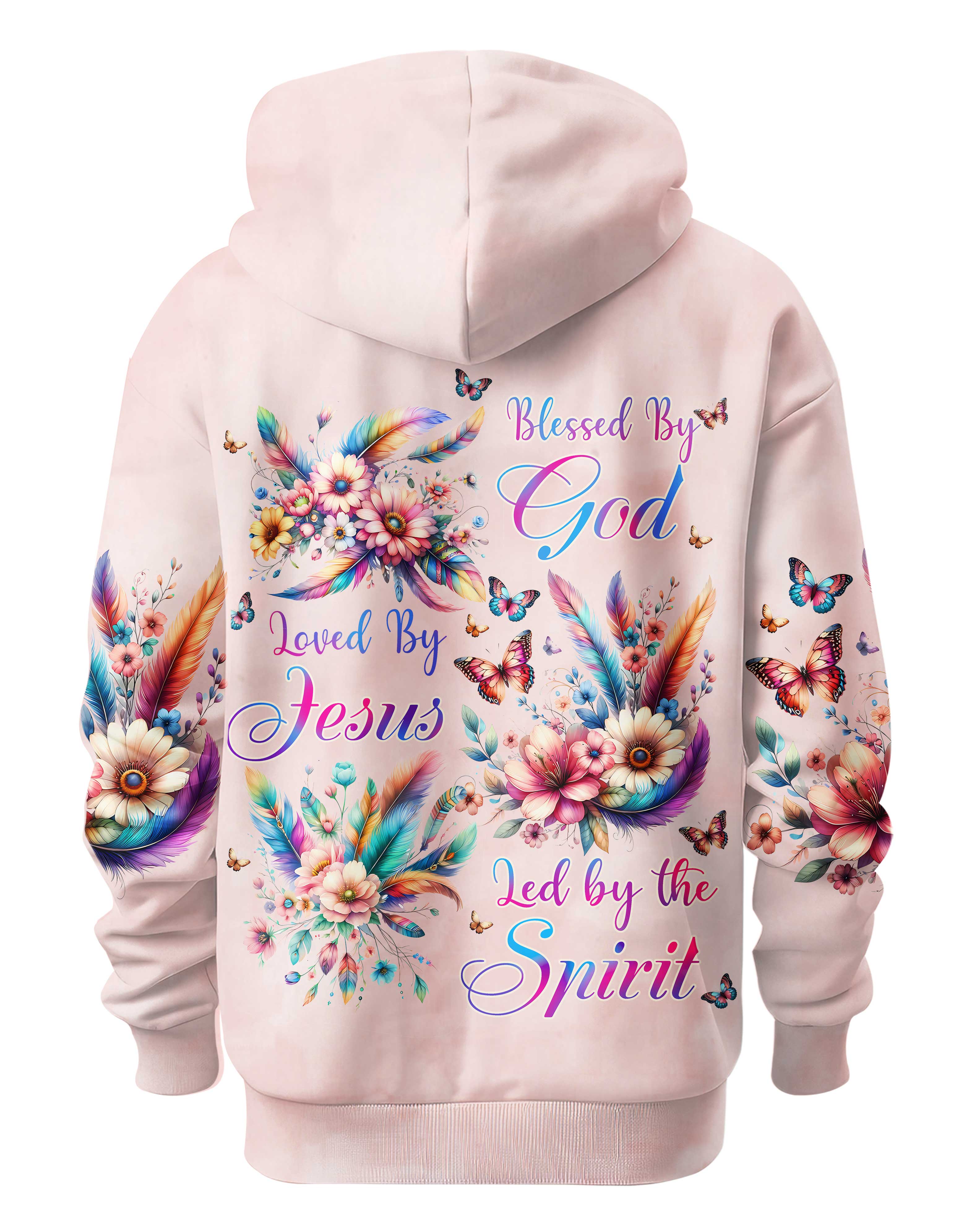 Blessed By God Loved By Jesus Led by the Spirit T-Shirts