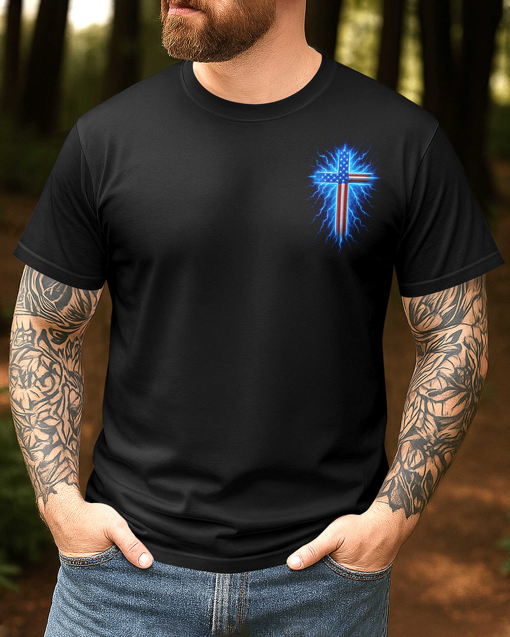 I Will Serve The Lord All Over Print T-Shirt