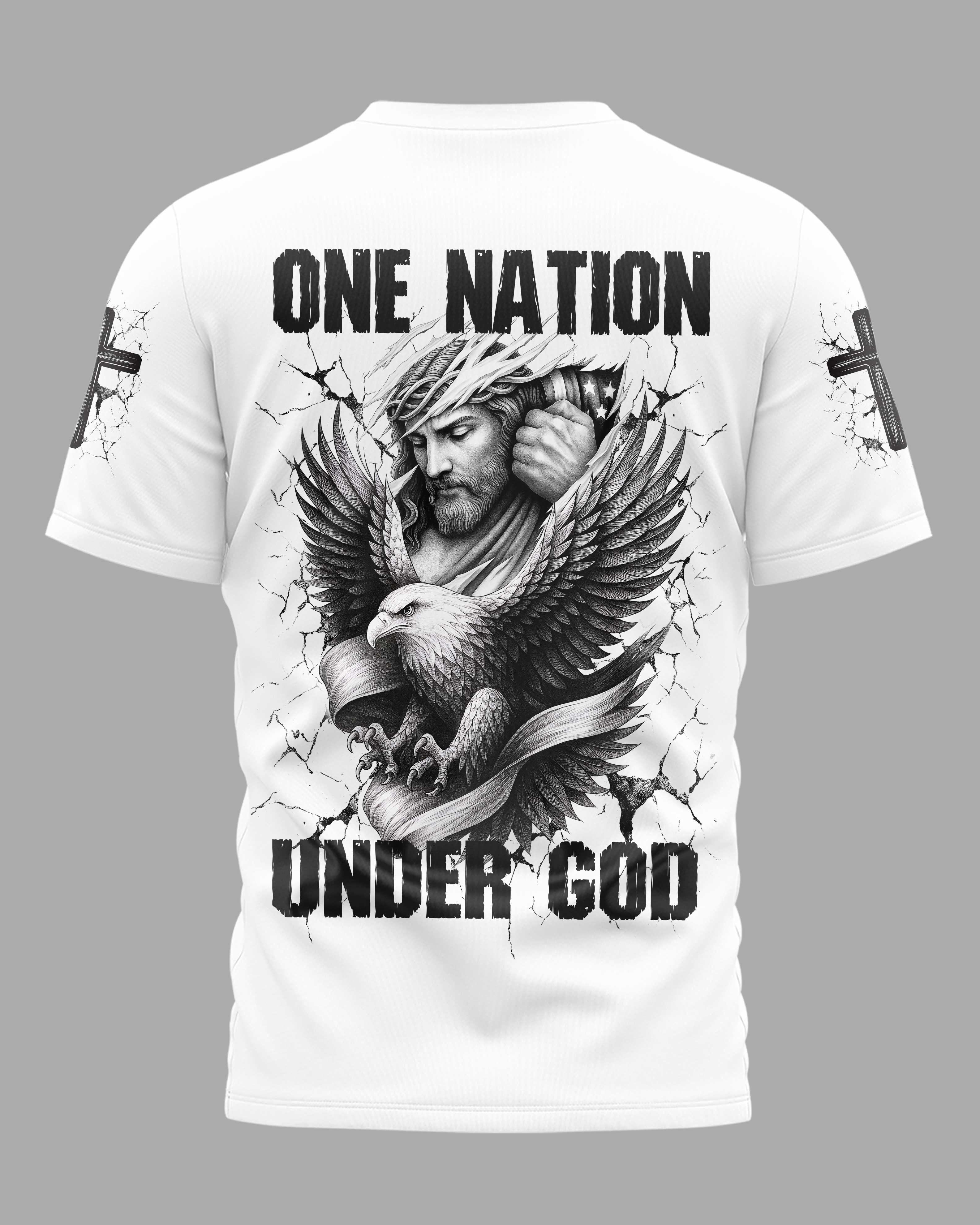 One Nation Under God All Over Print T-Shirt