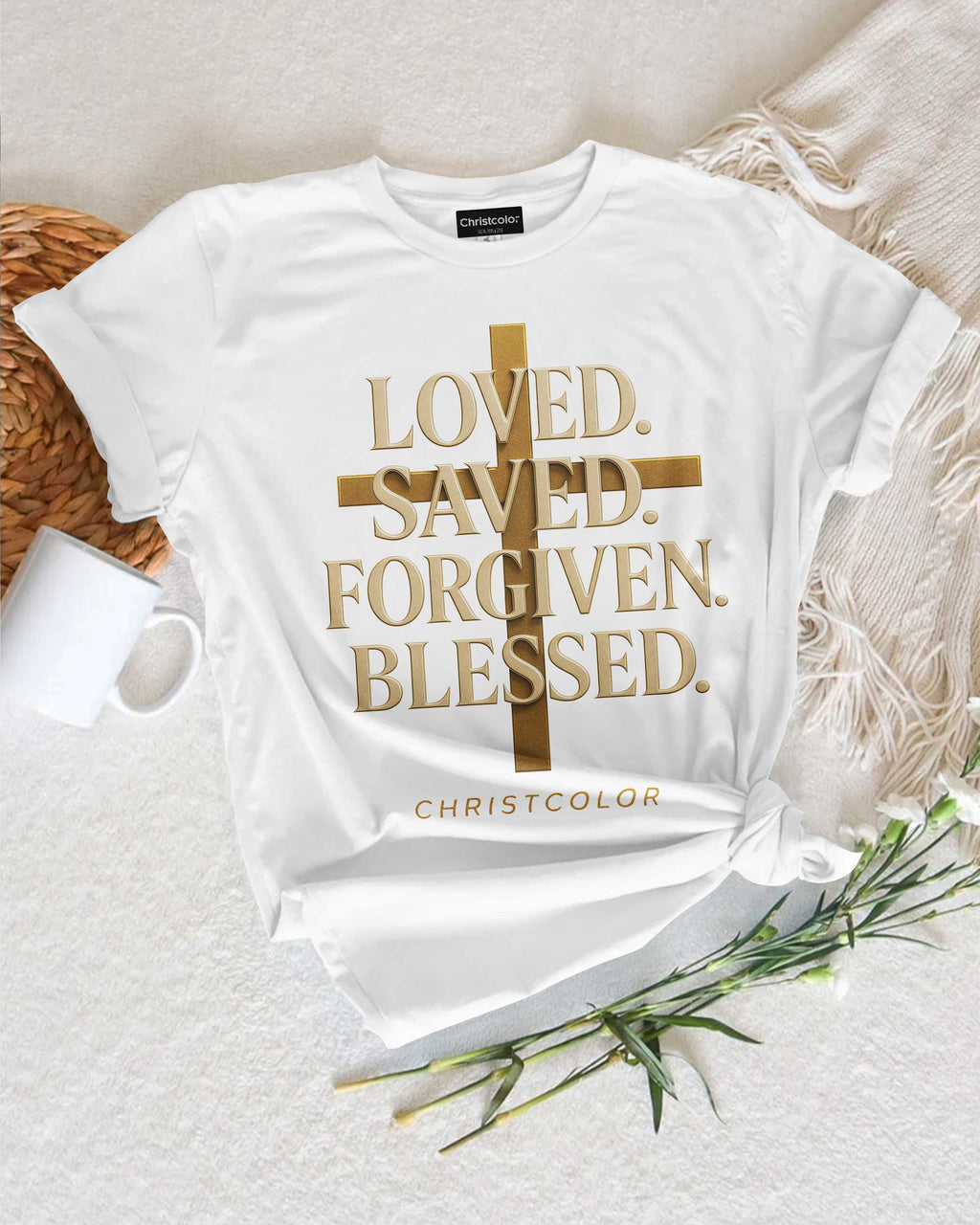 Loved. Saved. Forgiven. Blessed. T-Shirt