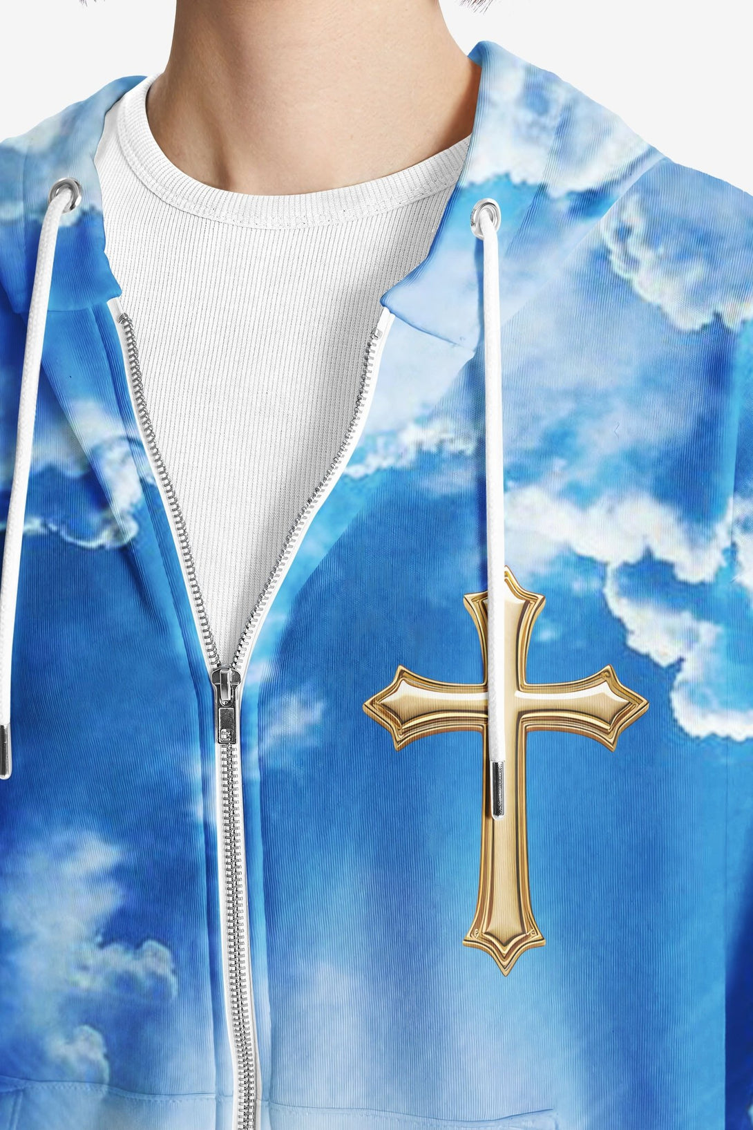 I Am The Way The Truth The Life All Over Print Zip Hoodie - Christ Color