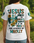 Jesus Loved Me Boldly All Over Print T-Shirt