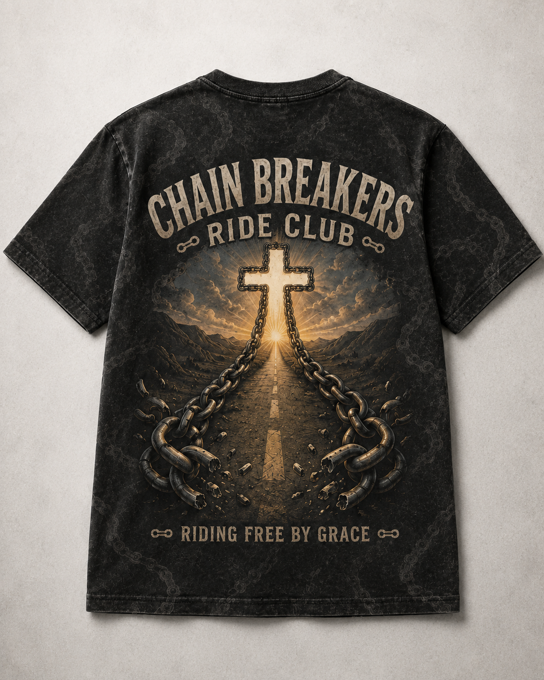 Christian Shirt Bundle Cycling AOP T-shirt Chain Breakers Ride Club Church Group Gift
