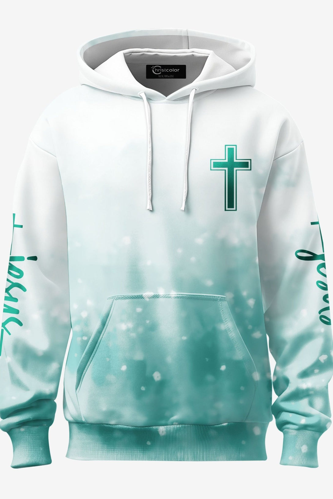 Jesus Is My Living Hope All Over Print Hoodie - Christ Color