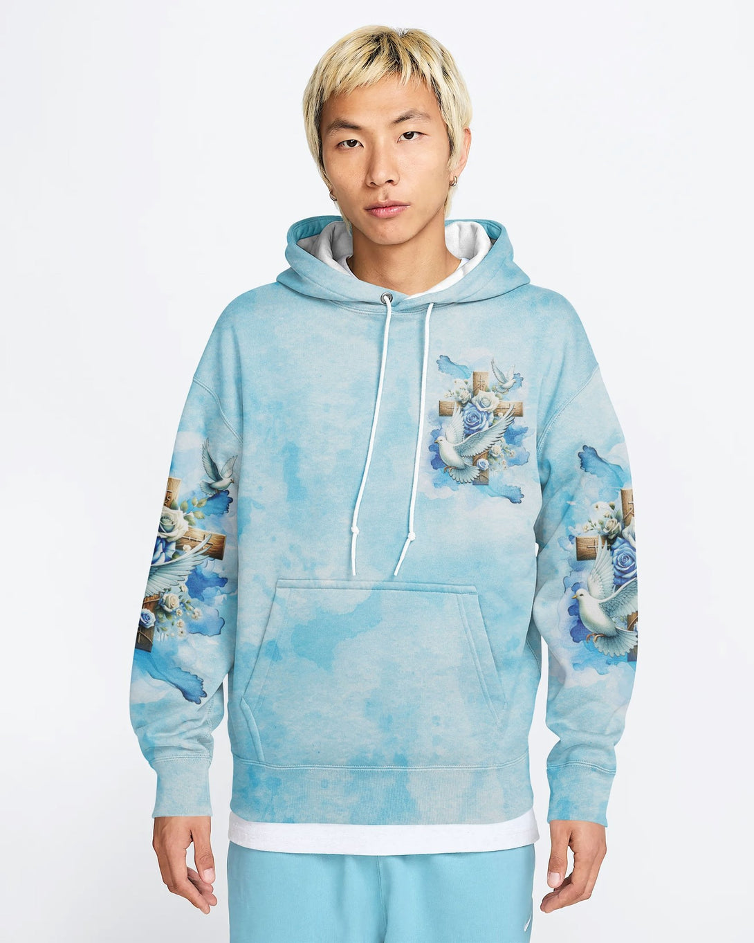 Lord Stood With Me And Gave Me Strength All Over Print Hoodie - Christ Color