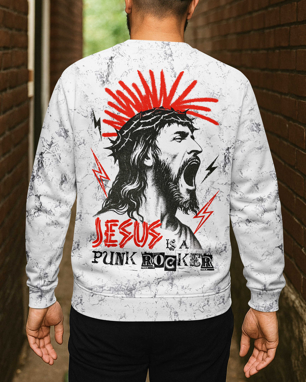 Jesus Is A Punk Rocker T-Shirt
