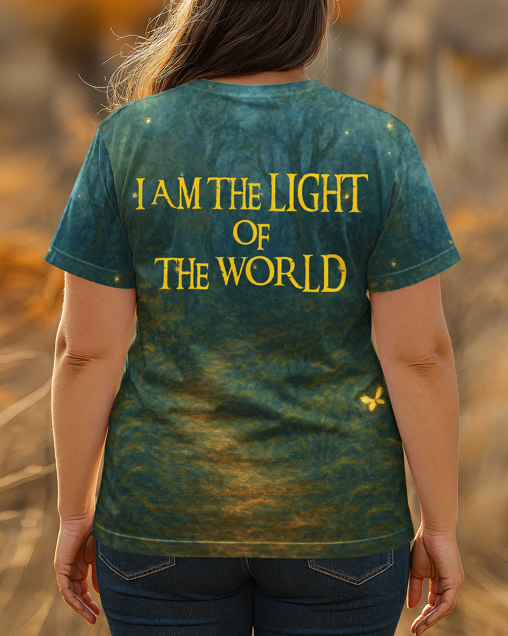 I Am The Light Of The World All Over Print T-Shirt