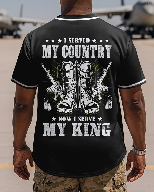 I Served My Country Now I Serve My King T-Shirt