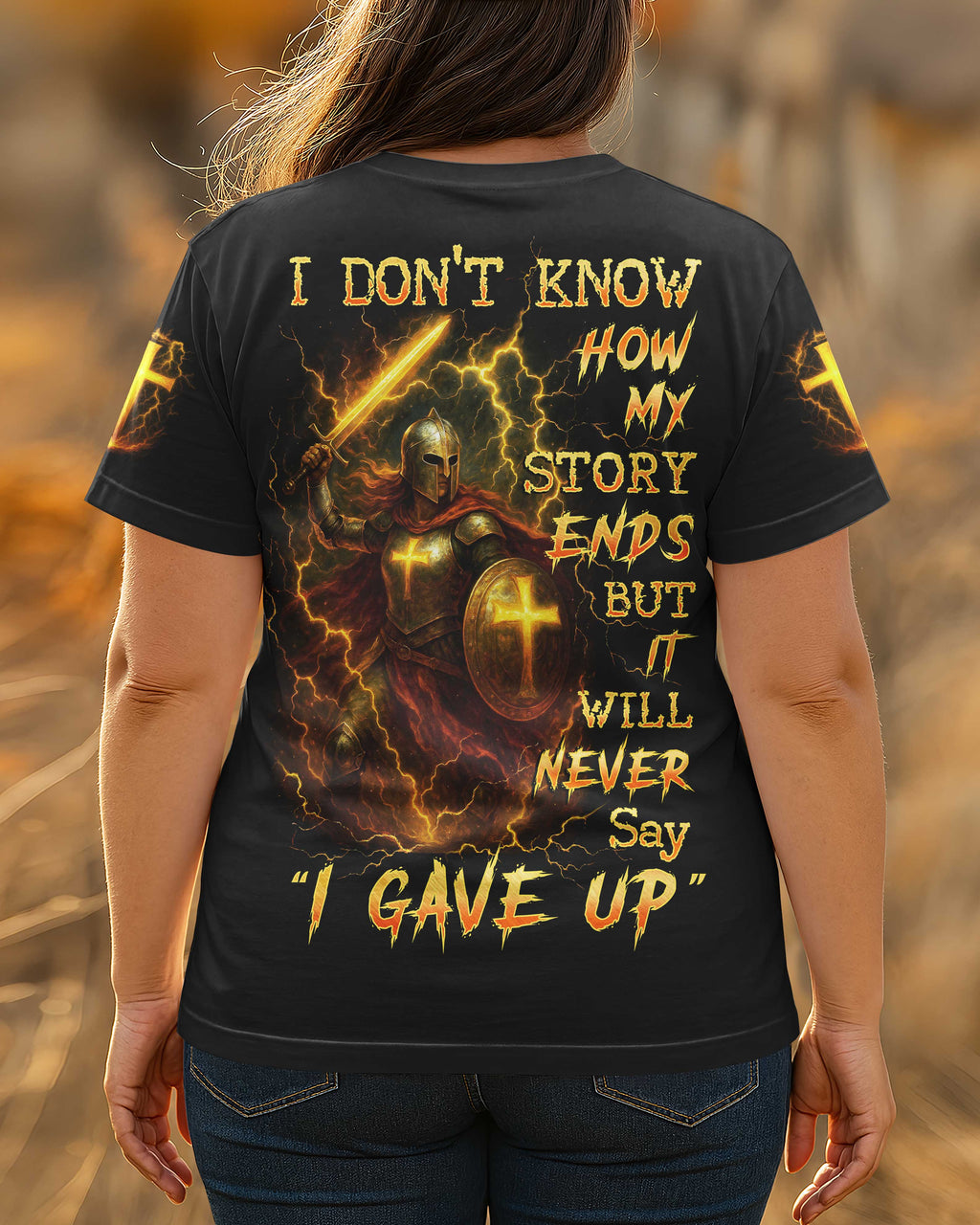 I Don't Know How My Story Ends All Over Print T-Shirt