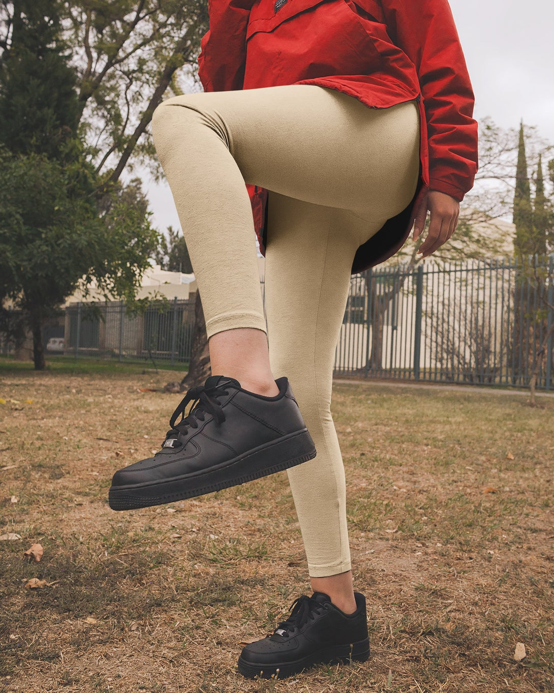 I Am His And He Is Mine All Over Print Leggings - Christ Color