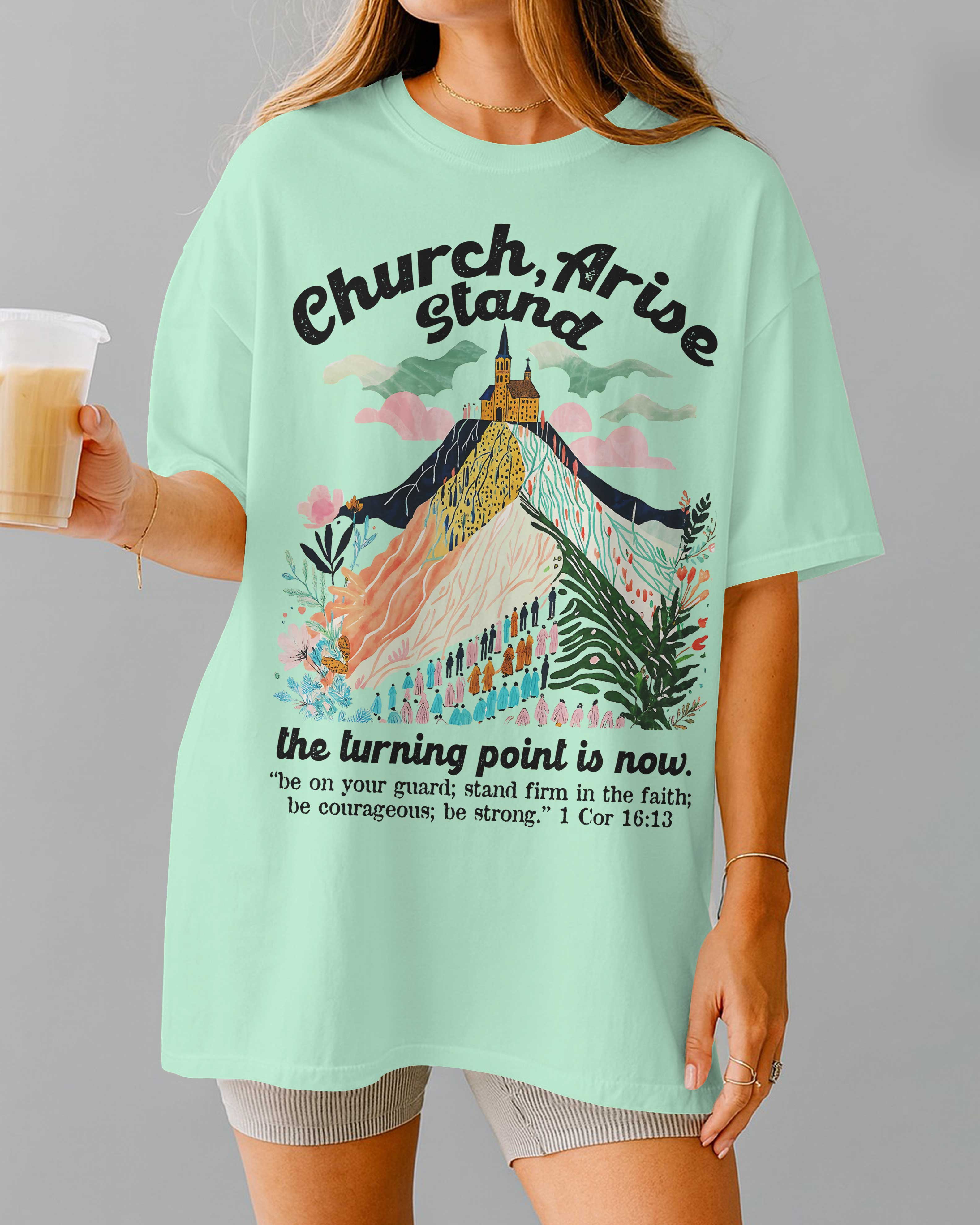 Church Arise Stand The Turning Point Is Now T-Shirt