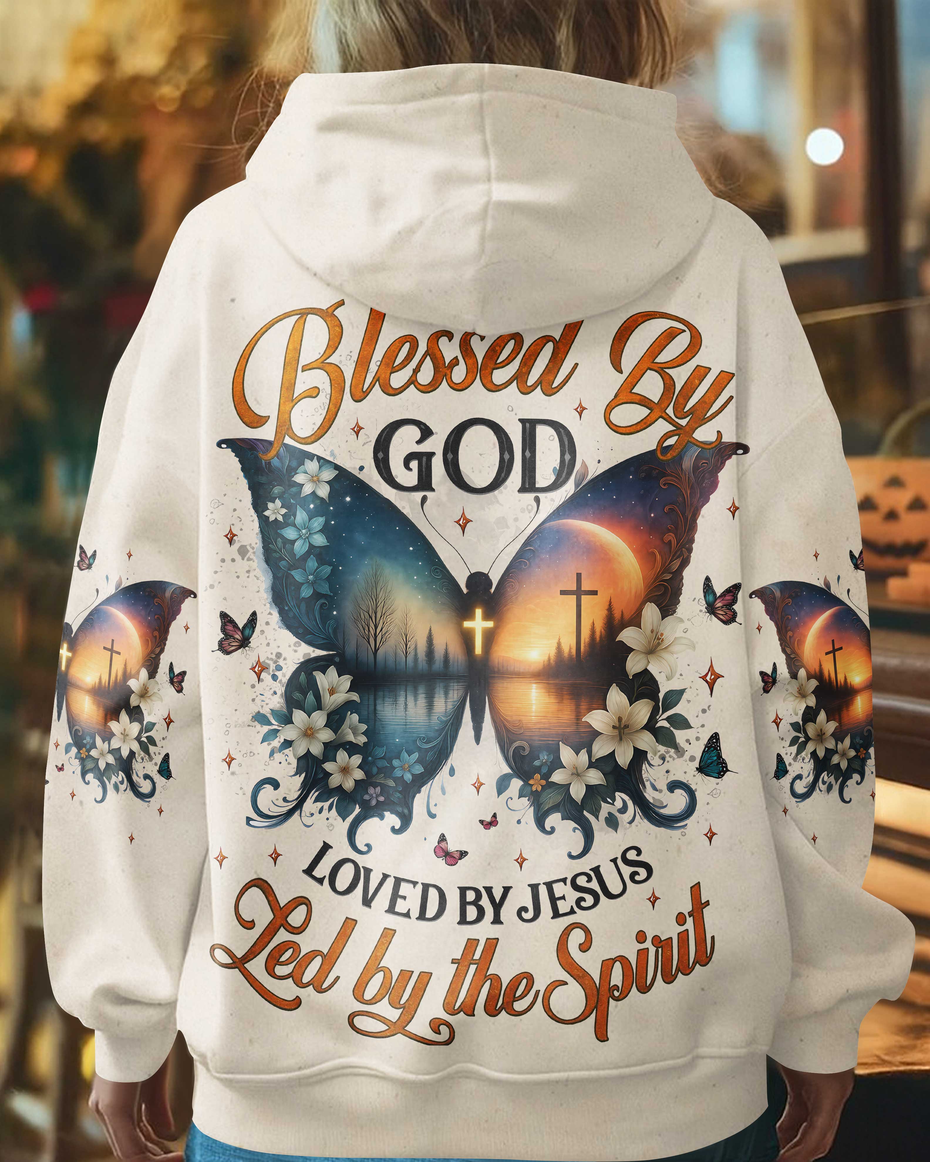 Blessed By God Loved By Jesus Led By The Spirit T-Shirt