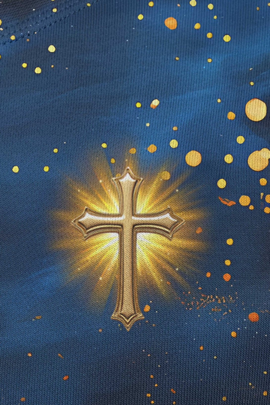 Faith Hope Love & Salvation All Over Print Sweater - Christ Color