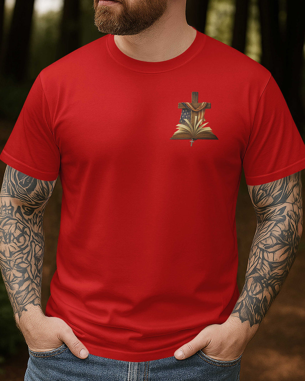 One Nation Under God All Over Print T-Shirt