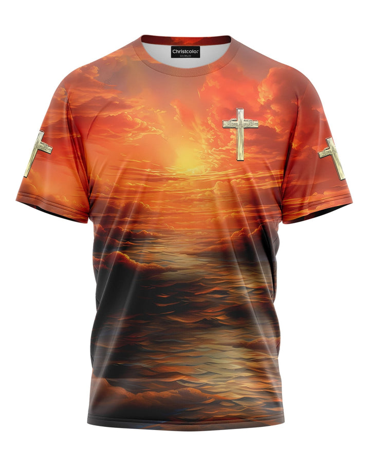 Trust In The Lord All Over Print T-shirt - Christ Color