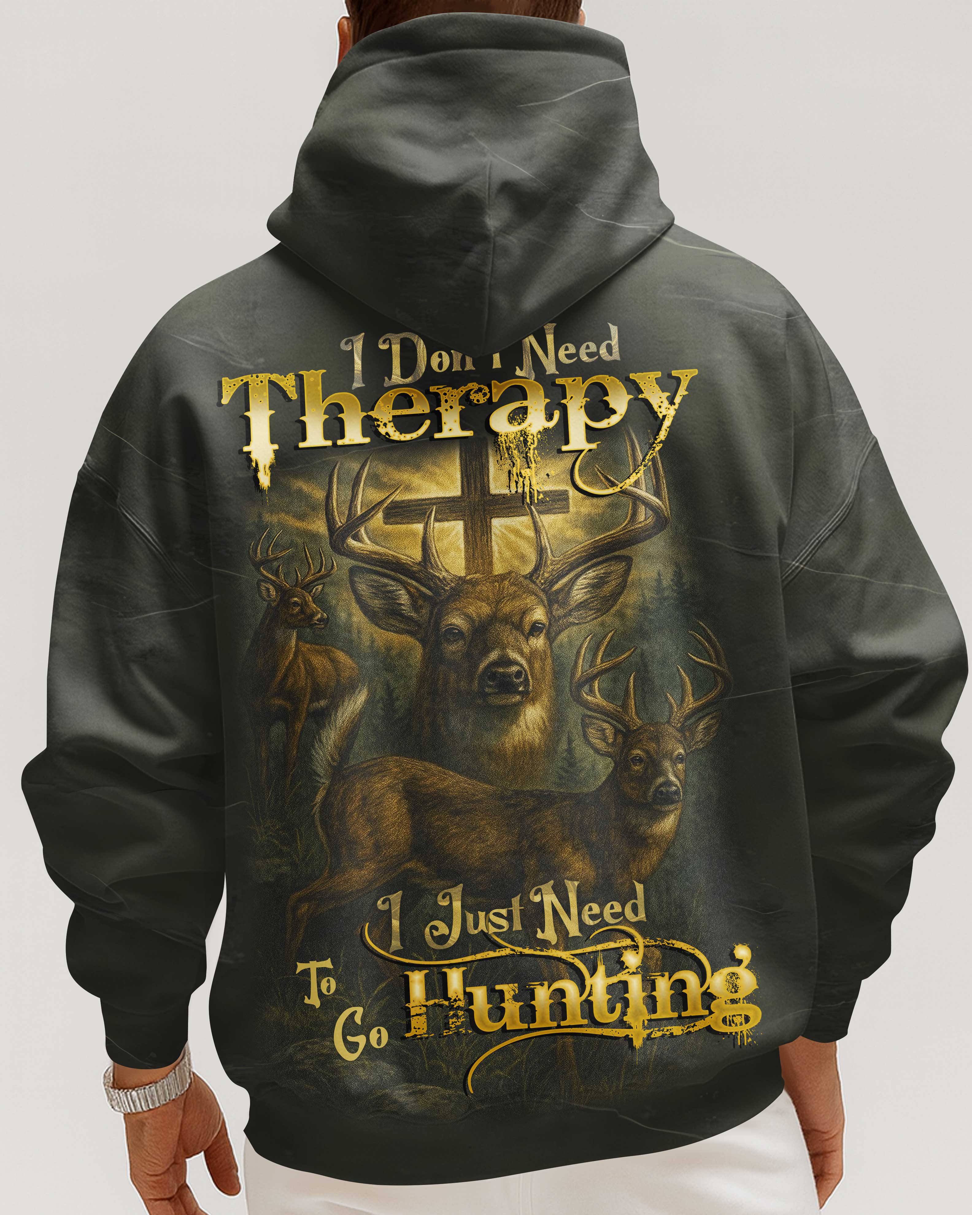 I Don't Need Therapy I Just Need To Go Hunting T-Shirt