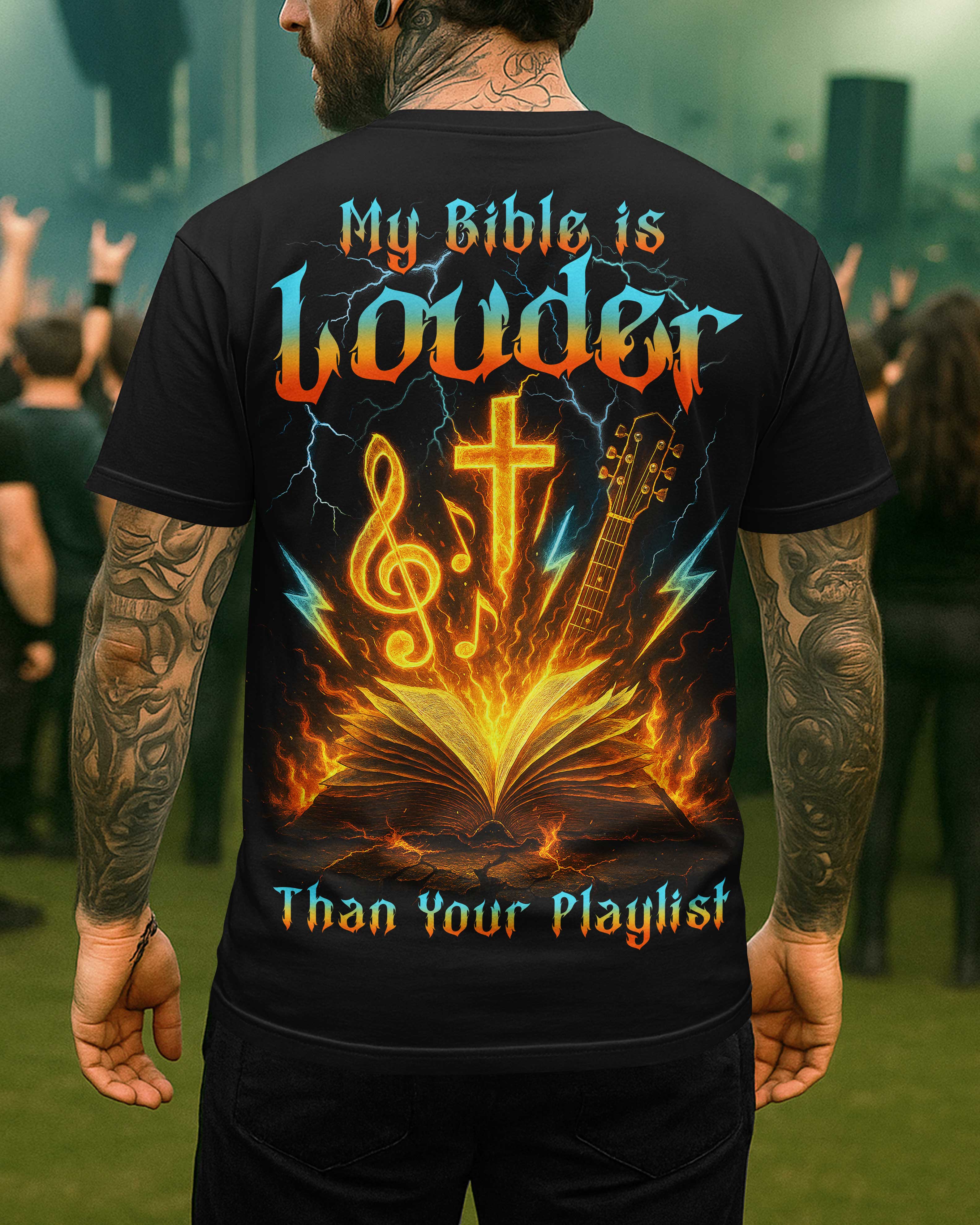My Bible Is Louder Than Your Playlist T-Shirt