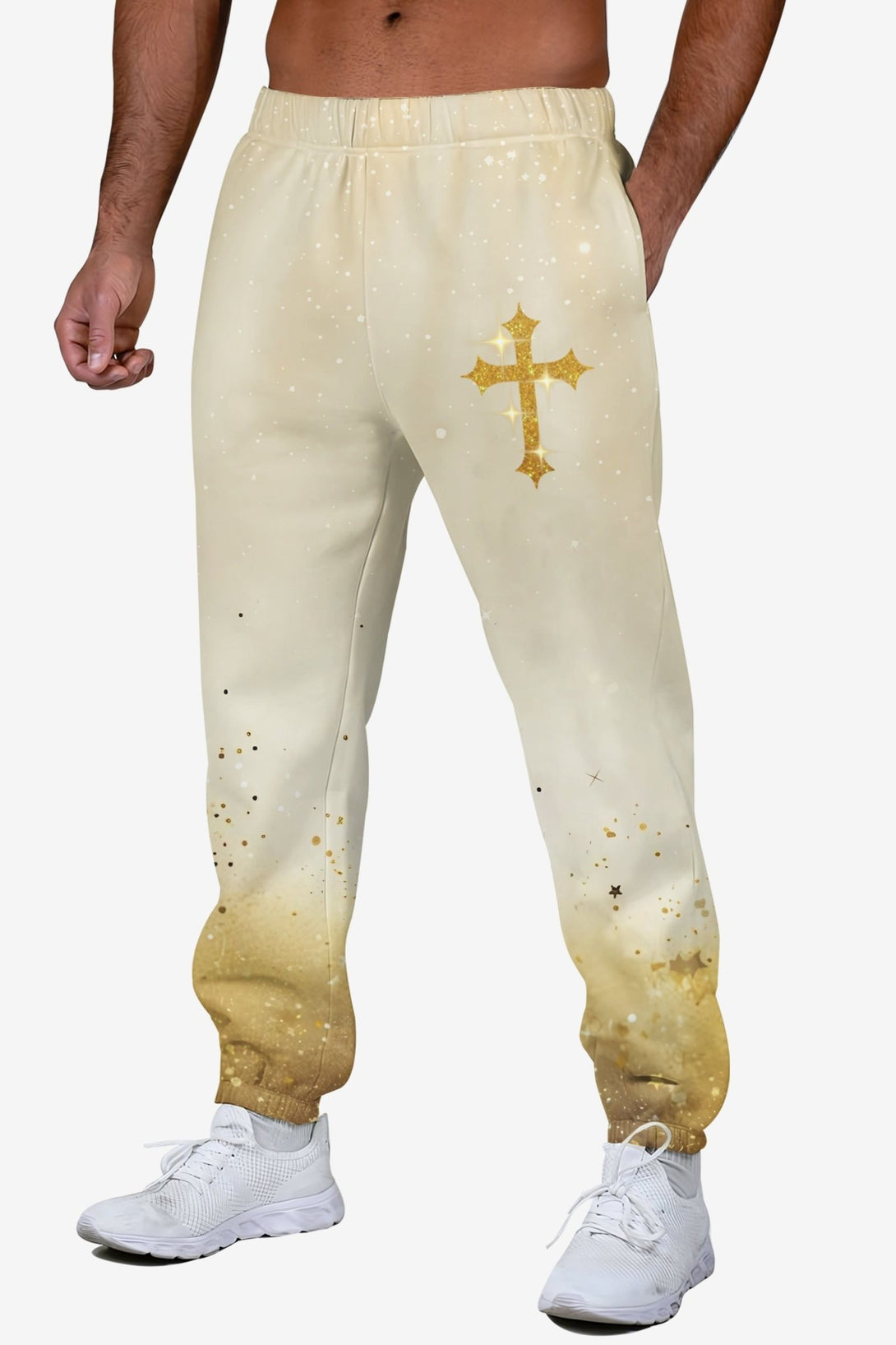 From Suffering To Glory All Over Print Jogger Pants - Christ Color